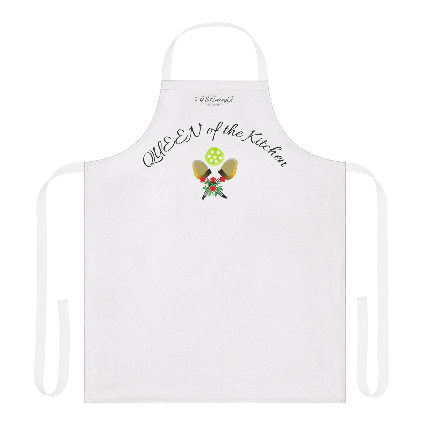 Apron - Pickleball Queen of the Kitchen Design - Gift for Cooking Enthusiast
