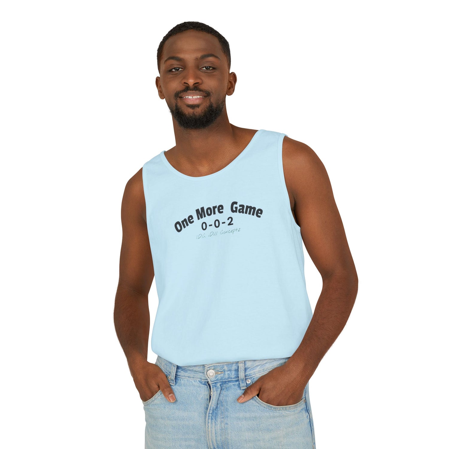 Unisex Pickleball Tank Top - 002 One More Game Design