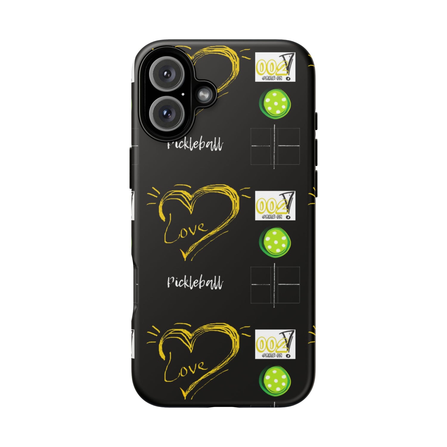 Pickleball Love Tough iPhone Case - Fun & Durable Sport Accessory