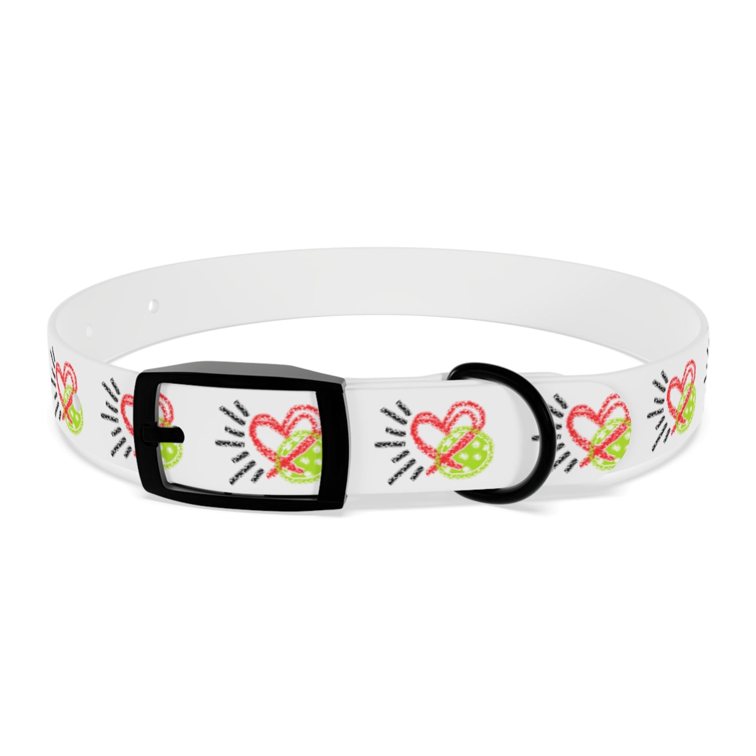 Dog Collar - Pickleball Love Unique Stand Out Design - Perfect for Pet Owners