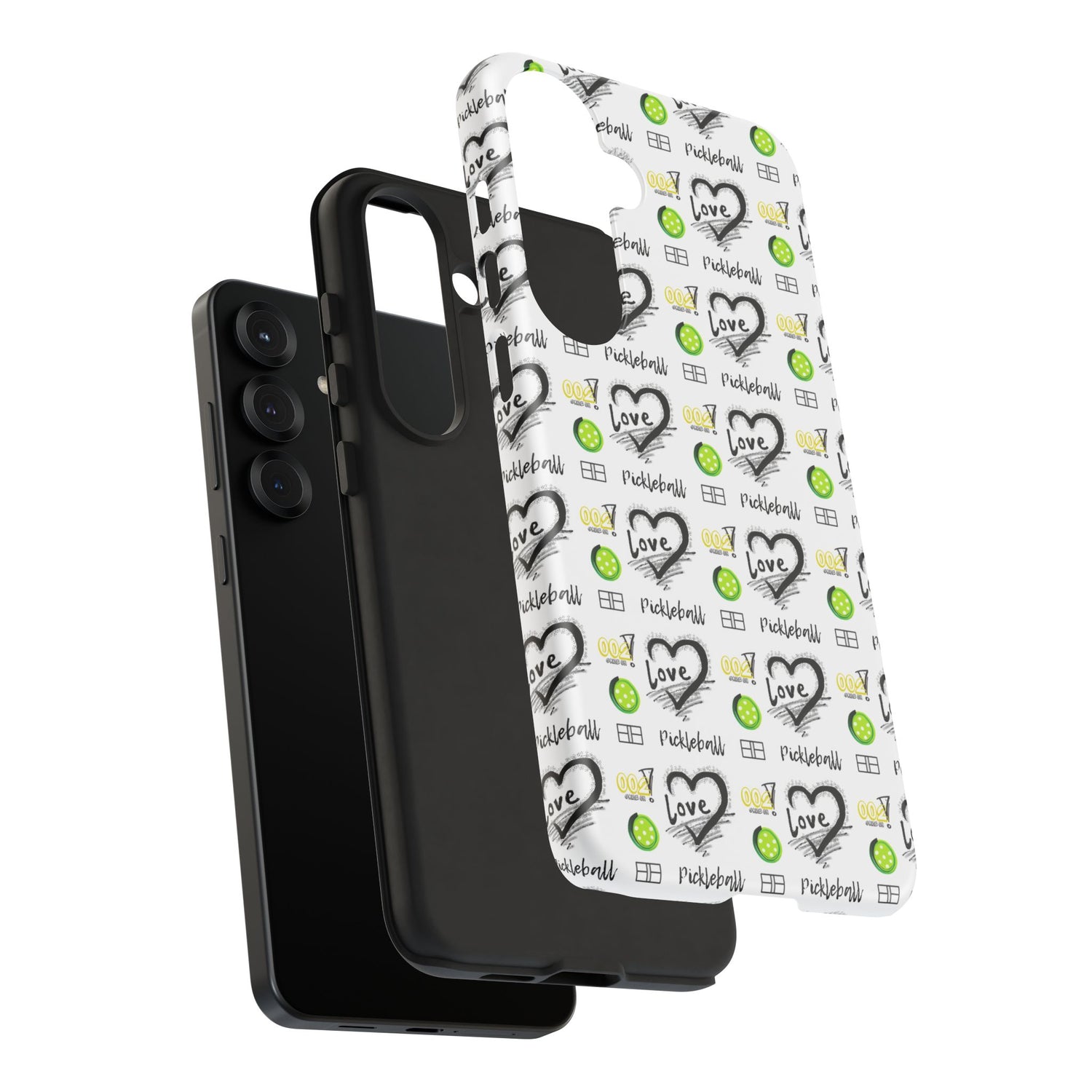 Pickleball Love Tough Android Samsung Phone Case - Fun & Durable Sport Accessory