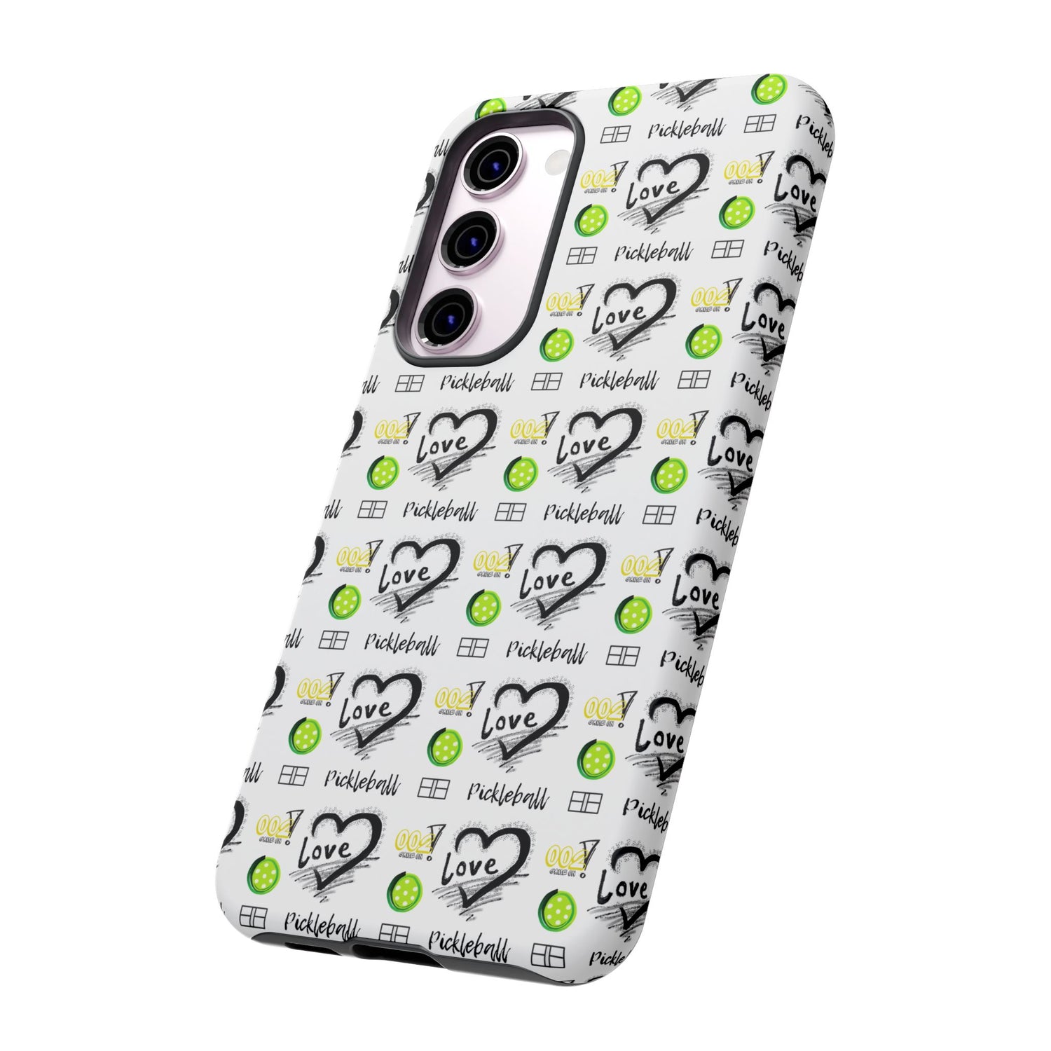 Pickleball Love Tough Android Samsung Phone Case - Fun & Durable Sport Accessory