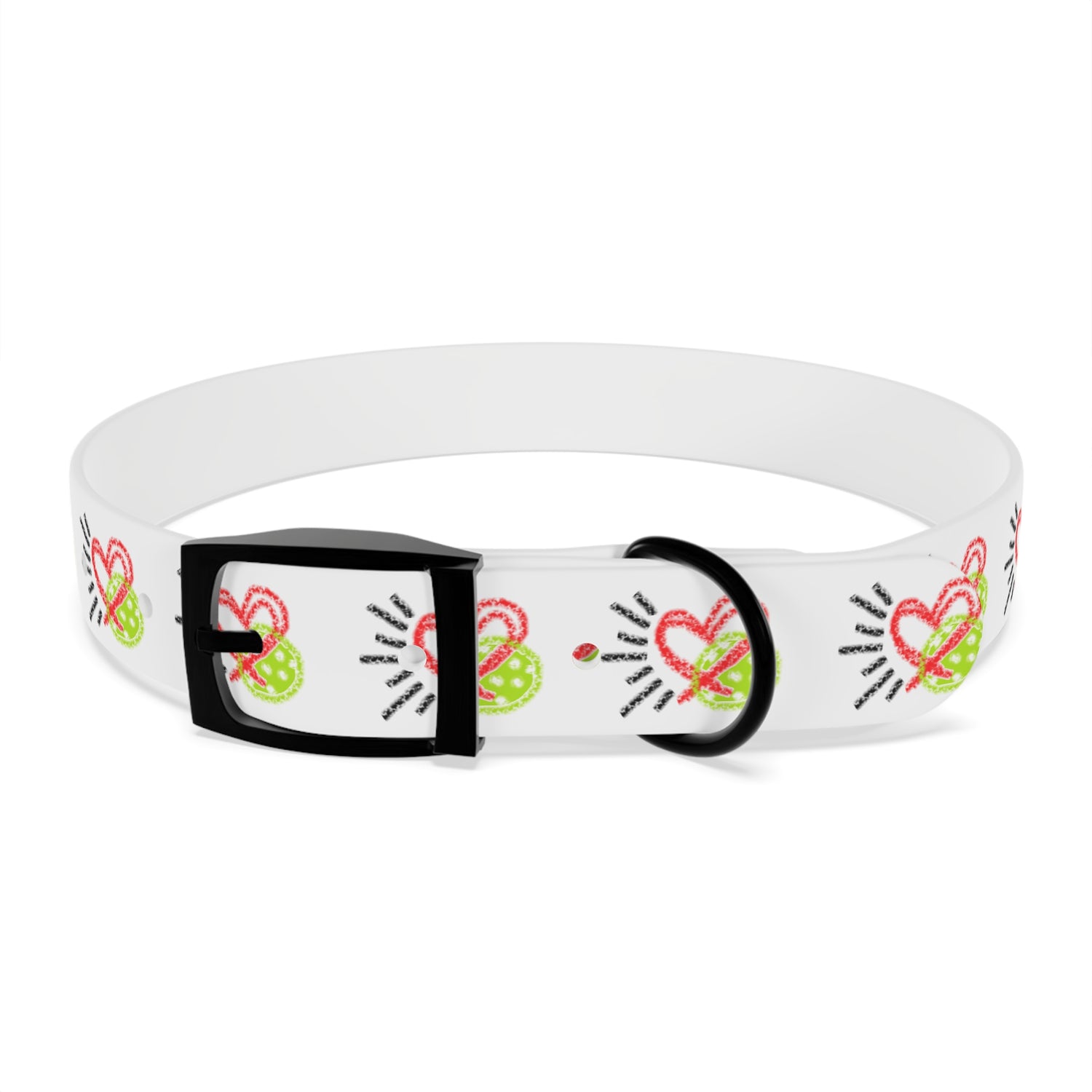 Dog Collar - Pickleball Love Unique Stand Out Design - Perfect for Pet Owners