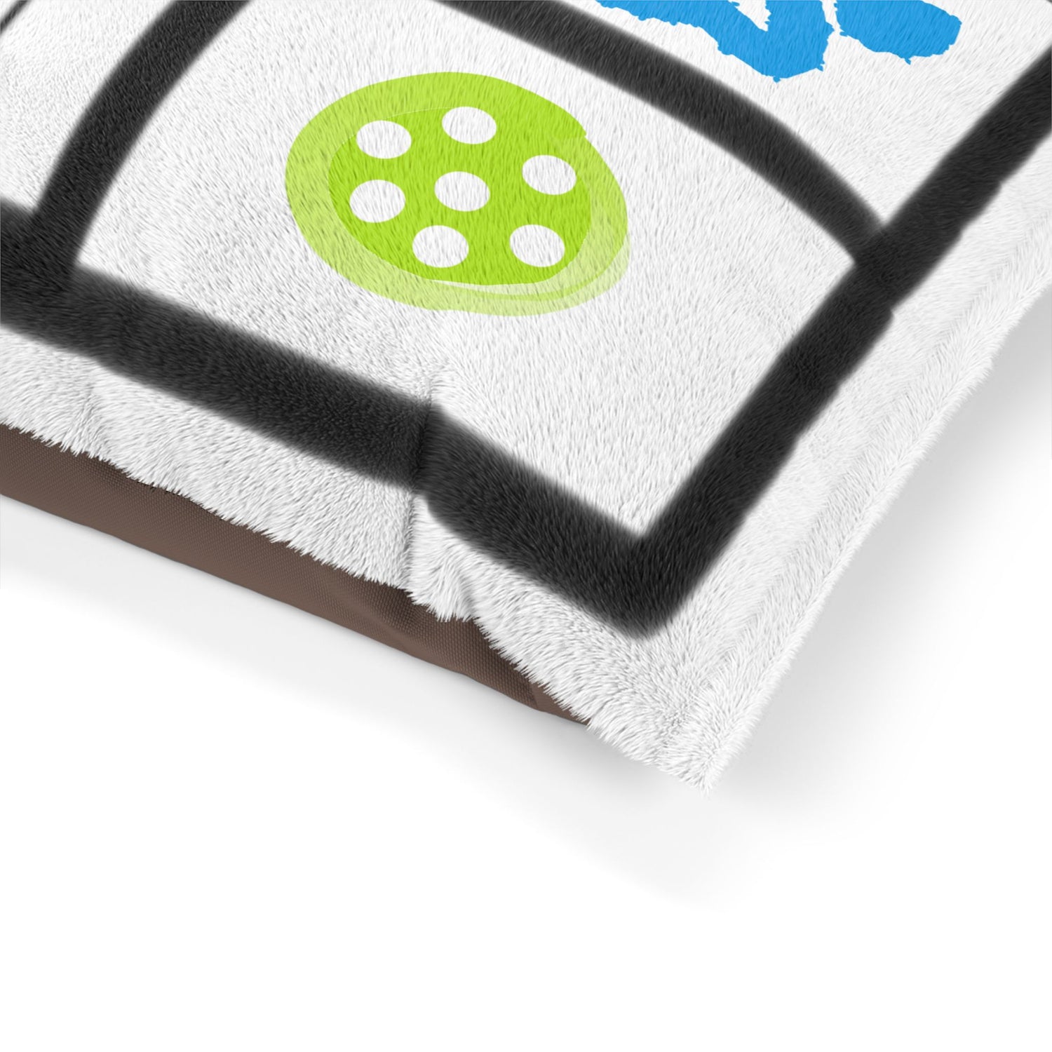 Pet Bed - Pickle Dog Design with Dog Paw and Bone - Unique Enthusiast Gift