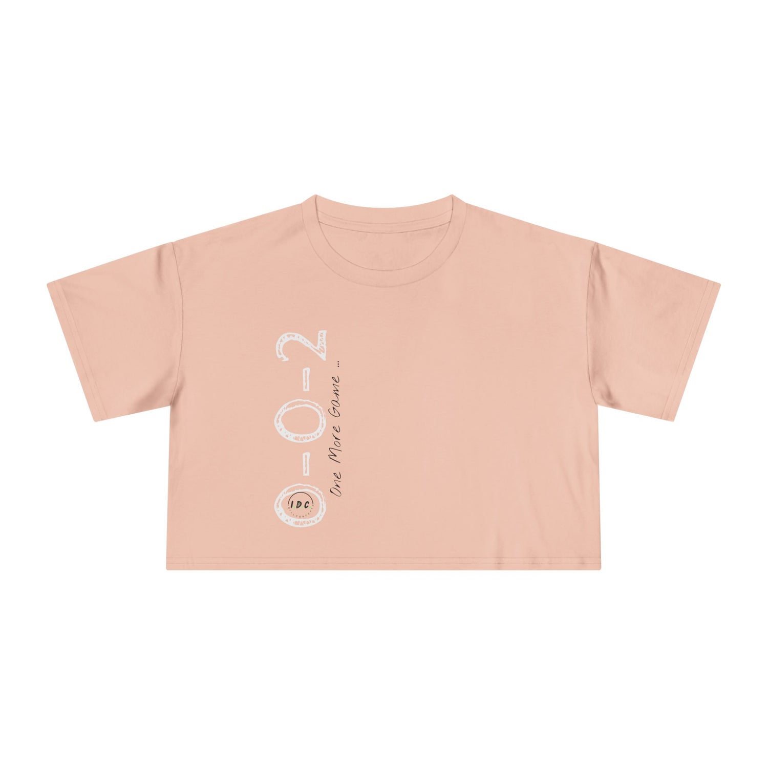 002 Pickleball Women's Crop Tee - Just One More Game