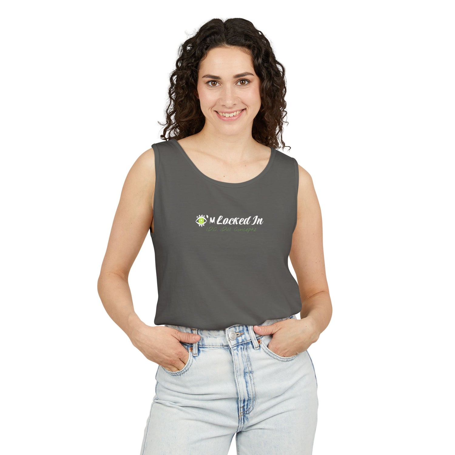 Unisex Muscle Tank Top - Pickleball I'm Locked In Design