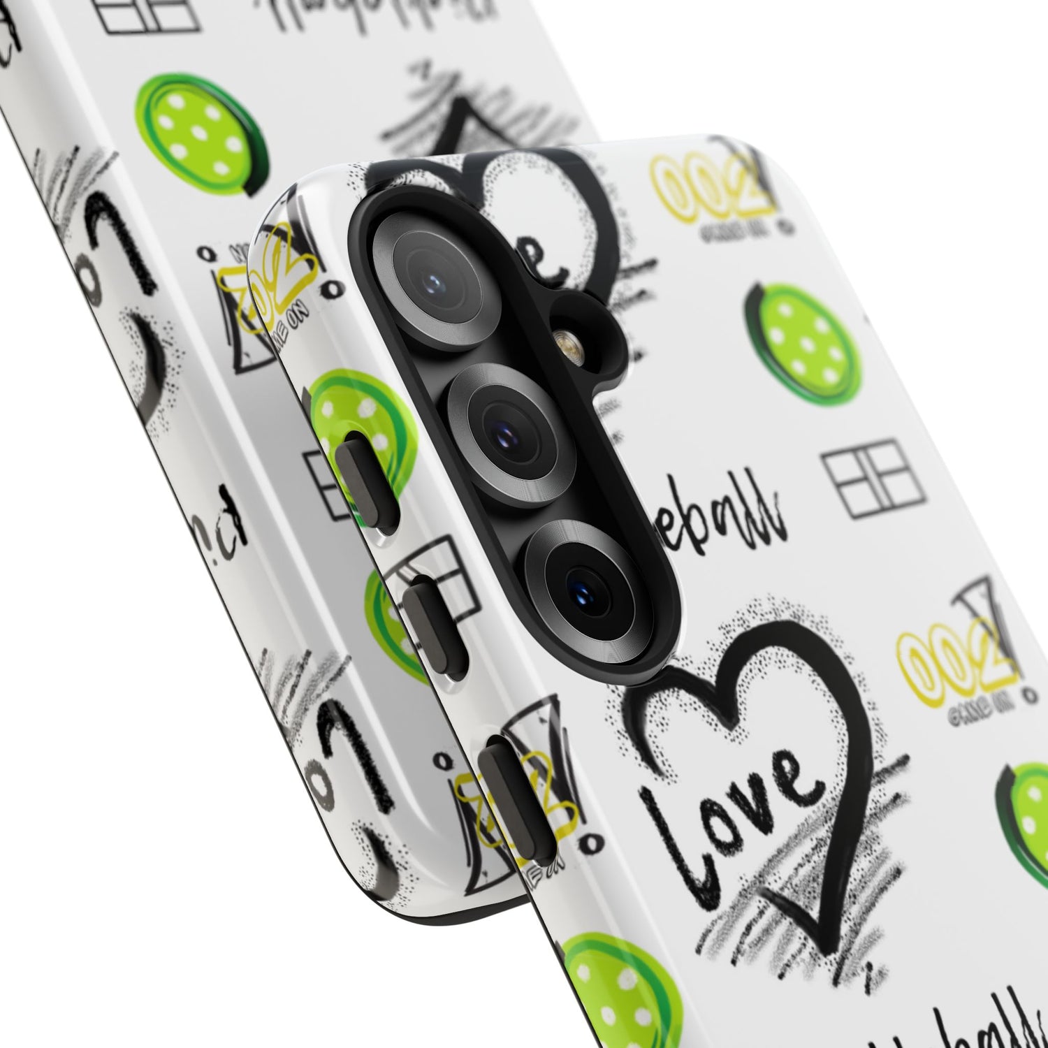 Pickleball Love Tough Android Samsung Phone Case - Fun & Durable Sport Accessory