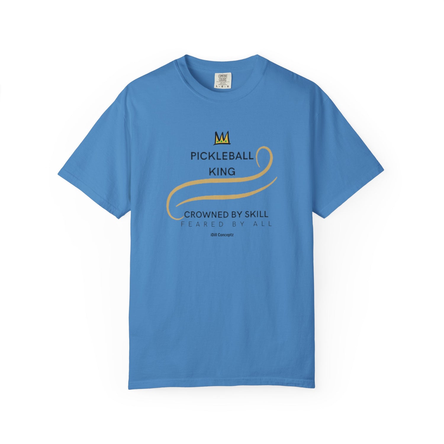 King of the Court Pickleball T-Shirt Apparel - Casual Graphic Tee for Men - Sports Lovers