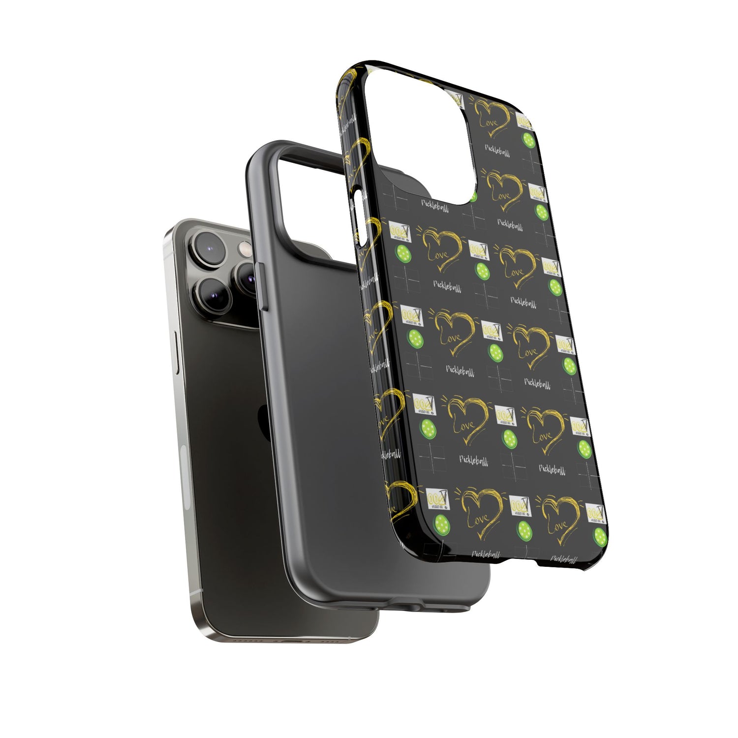 Pickleball Love Tough iPhone Case - Fun & Durable Sport Accessory