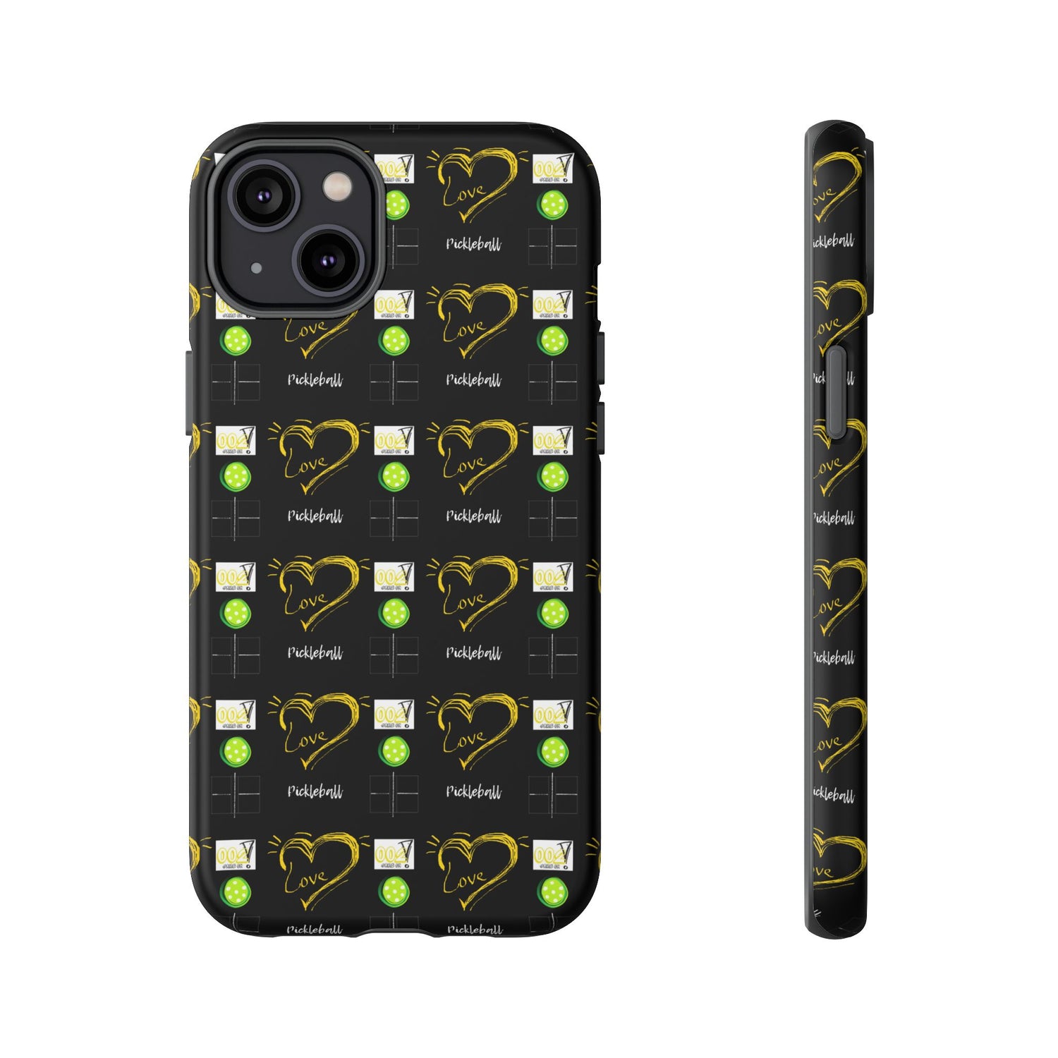 Pickleball Love Tough iPhone Case - Fun & Durable Sport Accessory