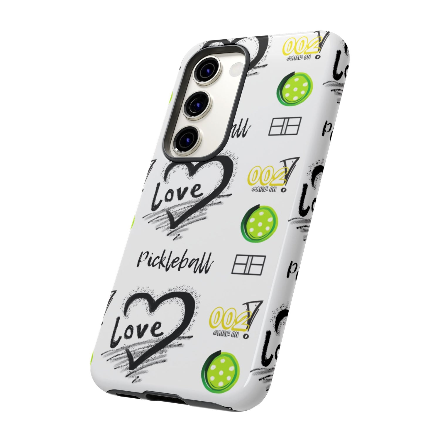 Pickleball Love Tough Android Samsung Phone Case - Fun & Durable Sport Accessory