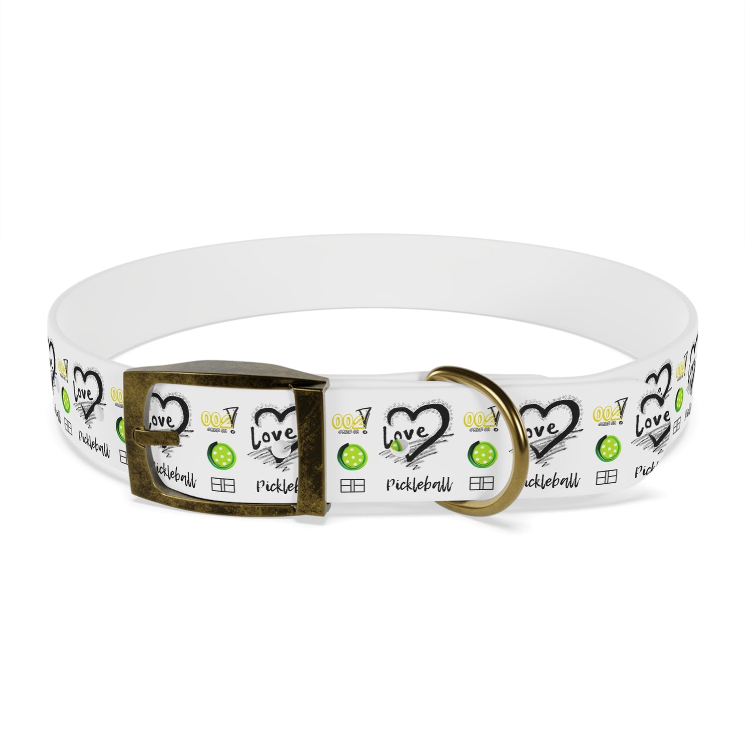 Dog Collar - Pickleball Love Unique Stand Out Design - Perfect for Pet Owners