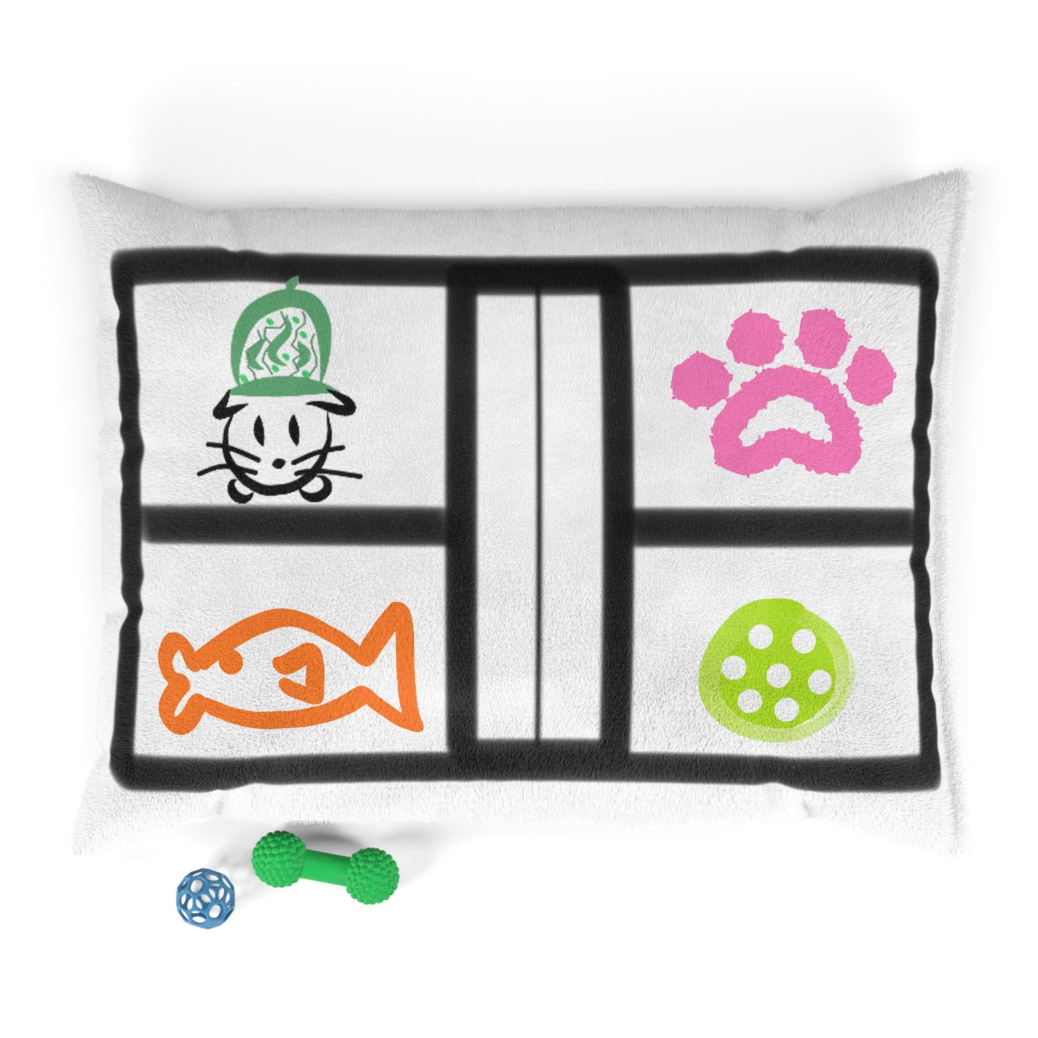 Pet Bed - Pickle Cat Design