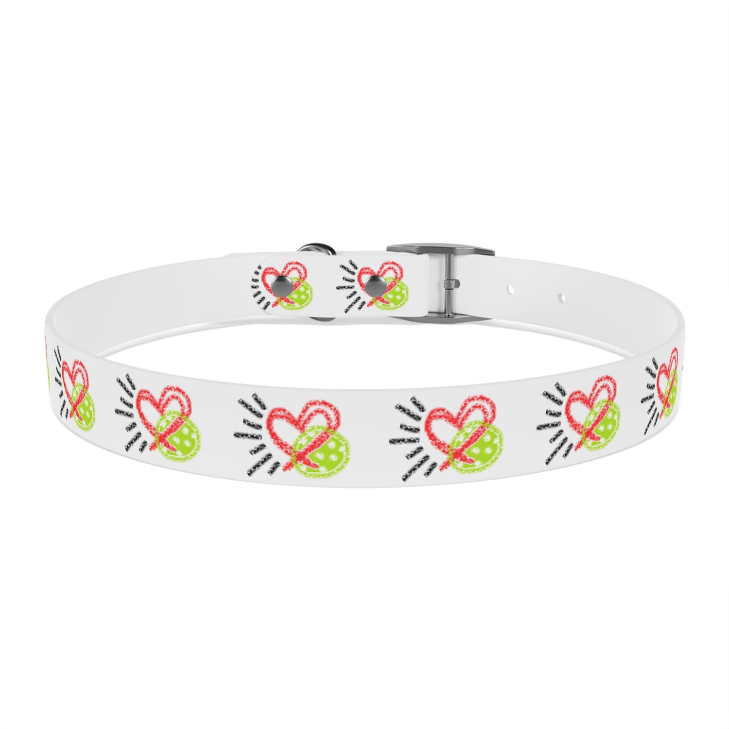 Dog Collar - Pickleball Love Unique Stand Out Design - Perfect for Pet Owners