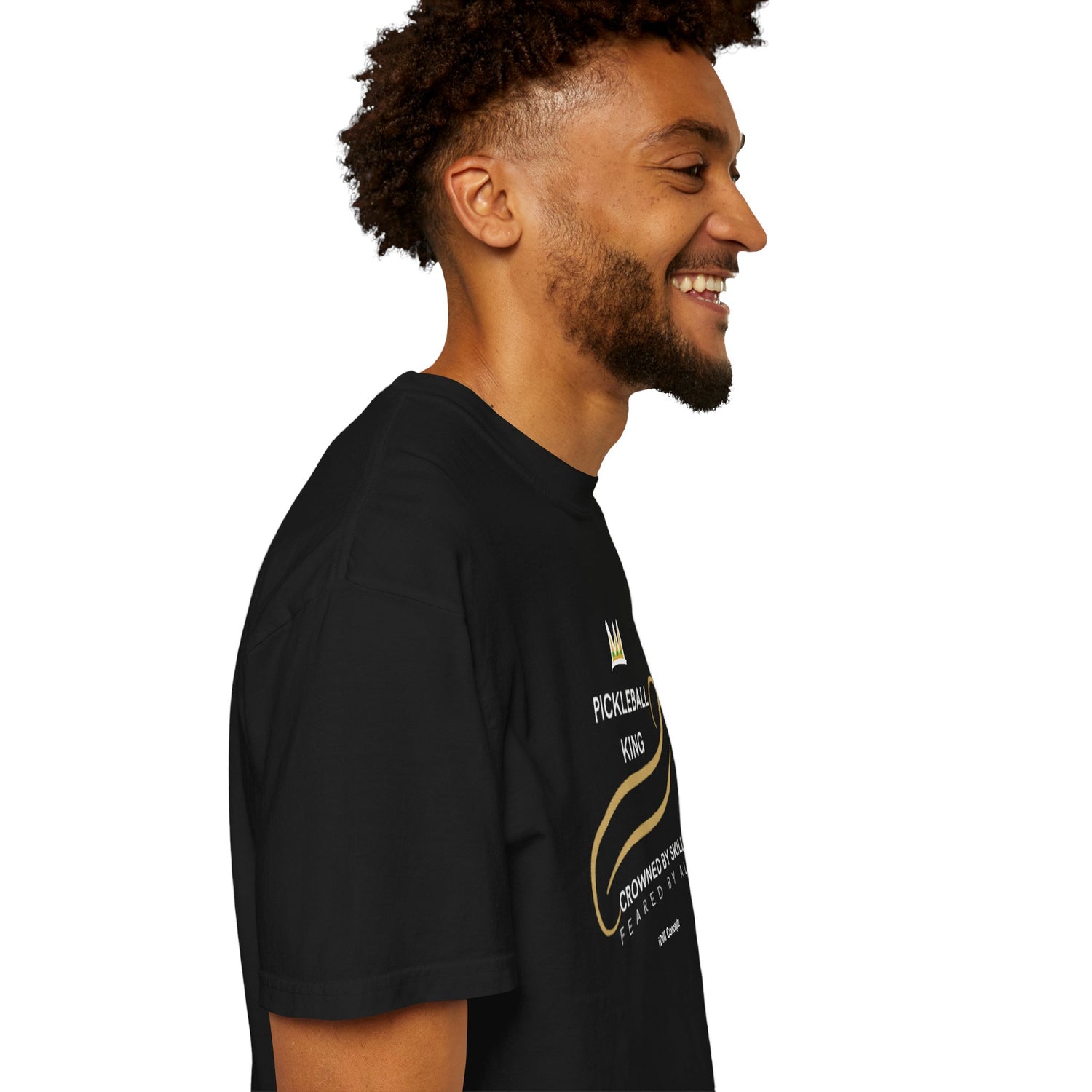 King of the Court Pickleball T-Shirt Apparel - Casual Graphic Tee for Men - Sports Lovers
