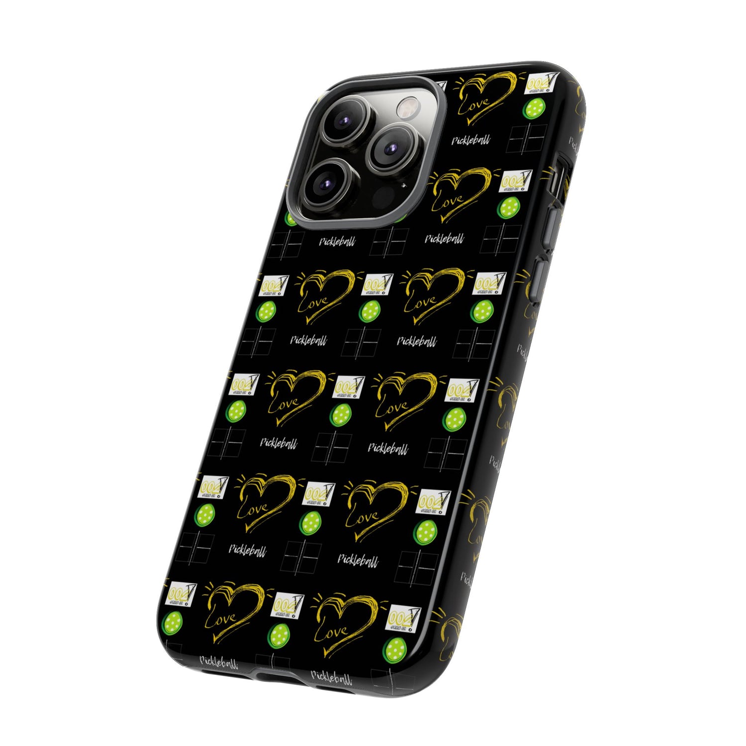 Pickleball Love Tough iPhone Case - Fun & Durable Sport Accessory