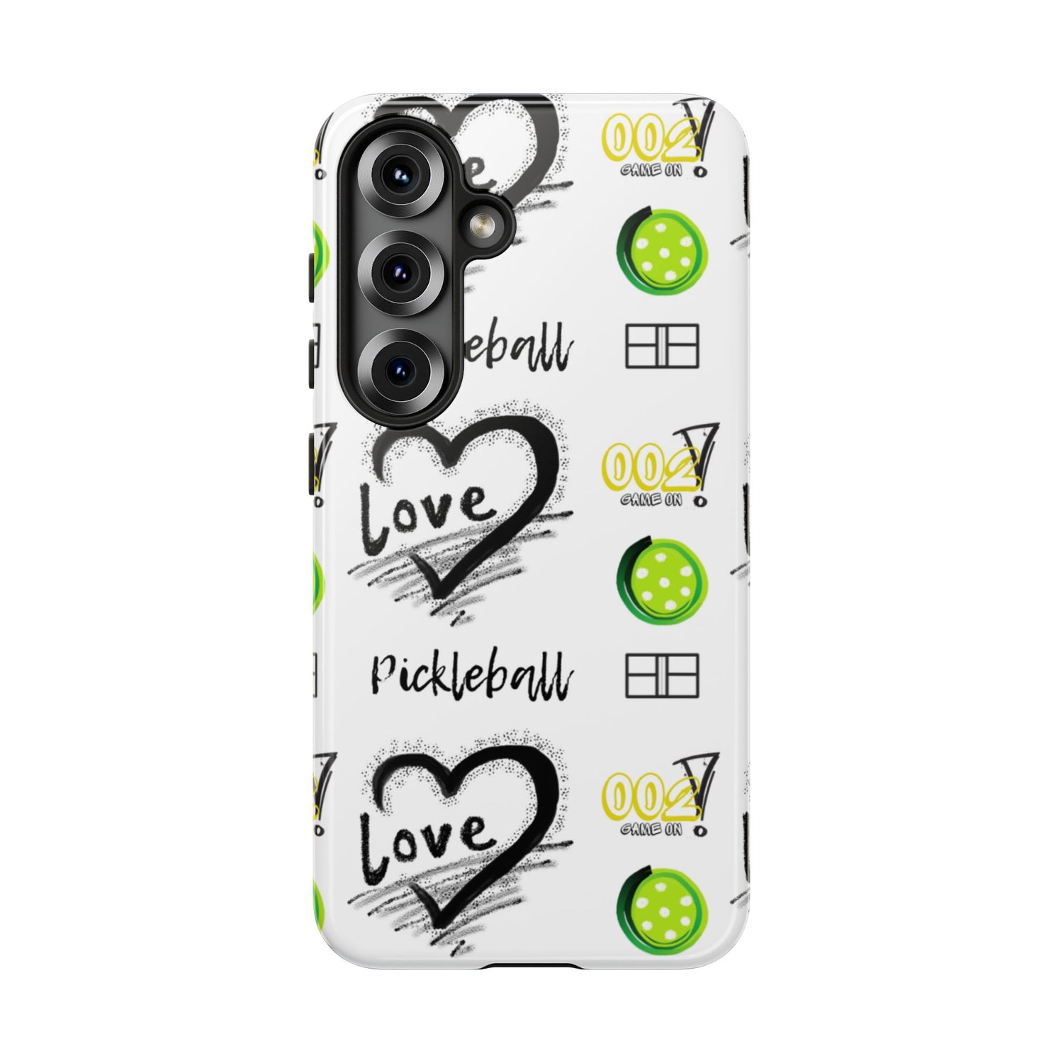 Pickleball Love Tough Android Samsung Phone Case - Fun & Durable Sport Accessory
