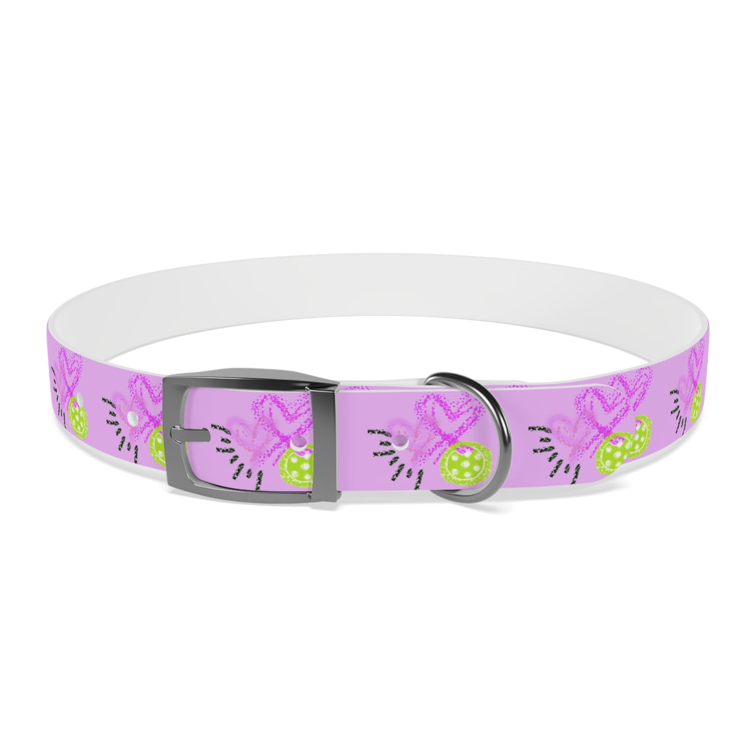 Dog Collar - Pickleball Love Unique Stand Out Design - Perfect for Pet Owners