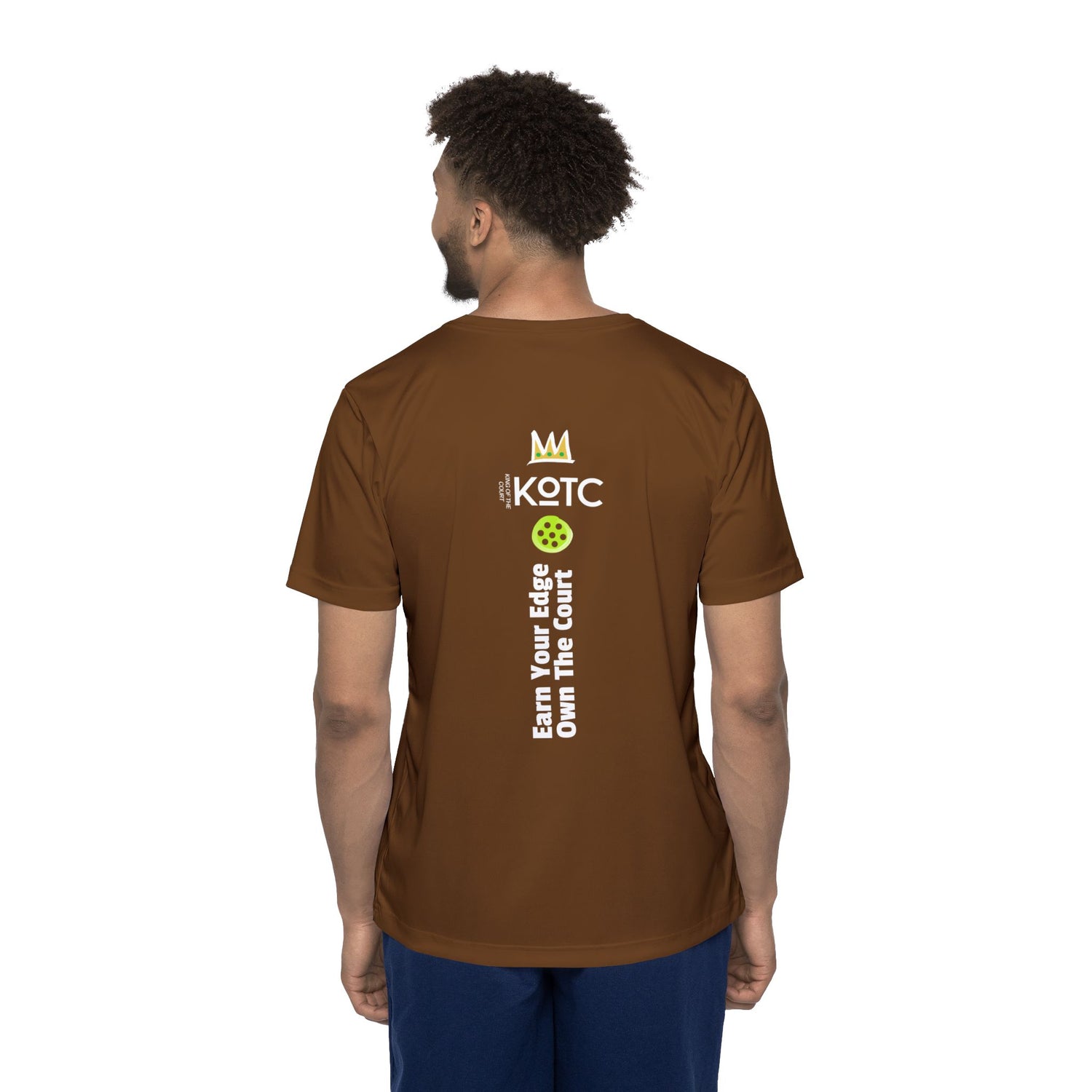 Men's Sports Jersey Tee - Pickleball Enthusiast Earn Your Edge Own The Court Design