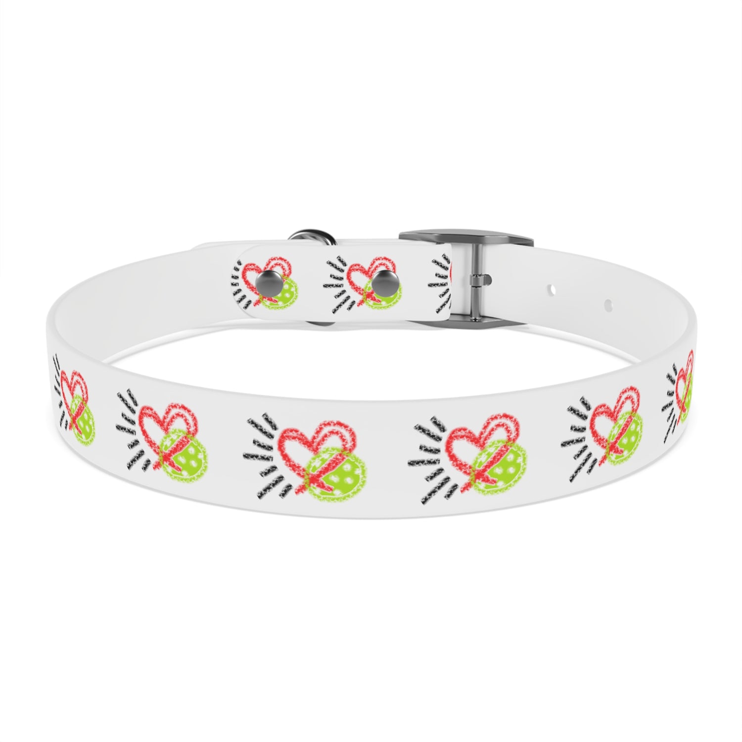 Dog Collar - Pickleball Love Unique Stand Out Design - Perfect for Pet Owners