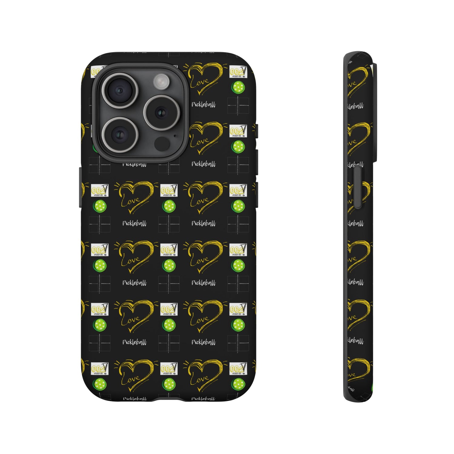 Pickleball Love Tough iPhone Case - Fun & Durable Sport Accessory