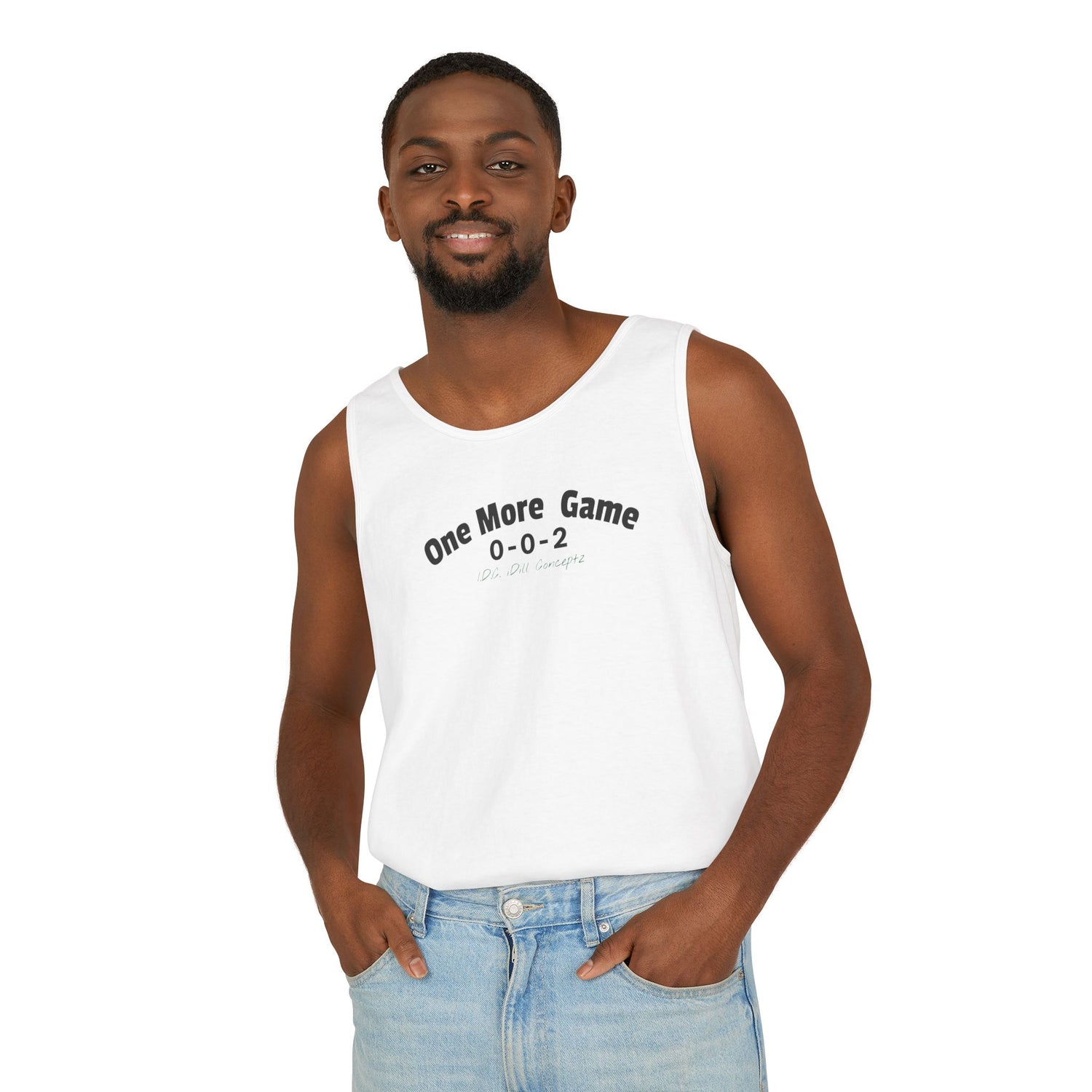 Unisex Pickleball Tank Top - 002 One More Game Design