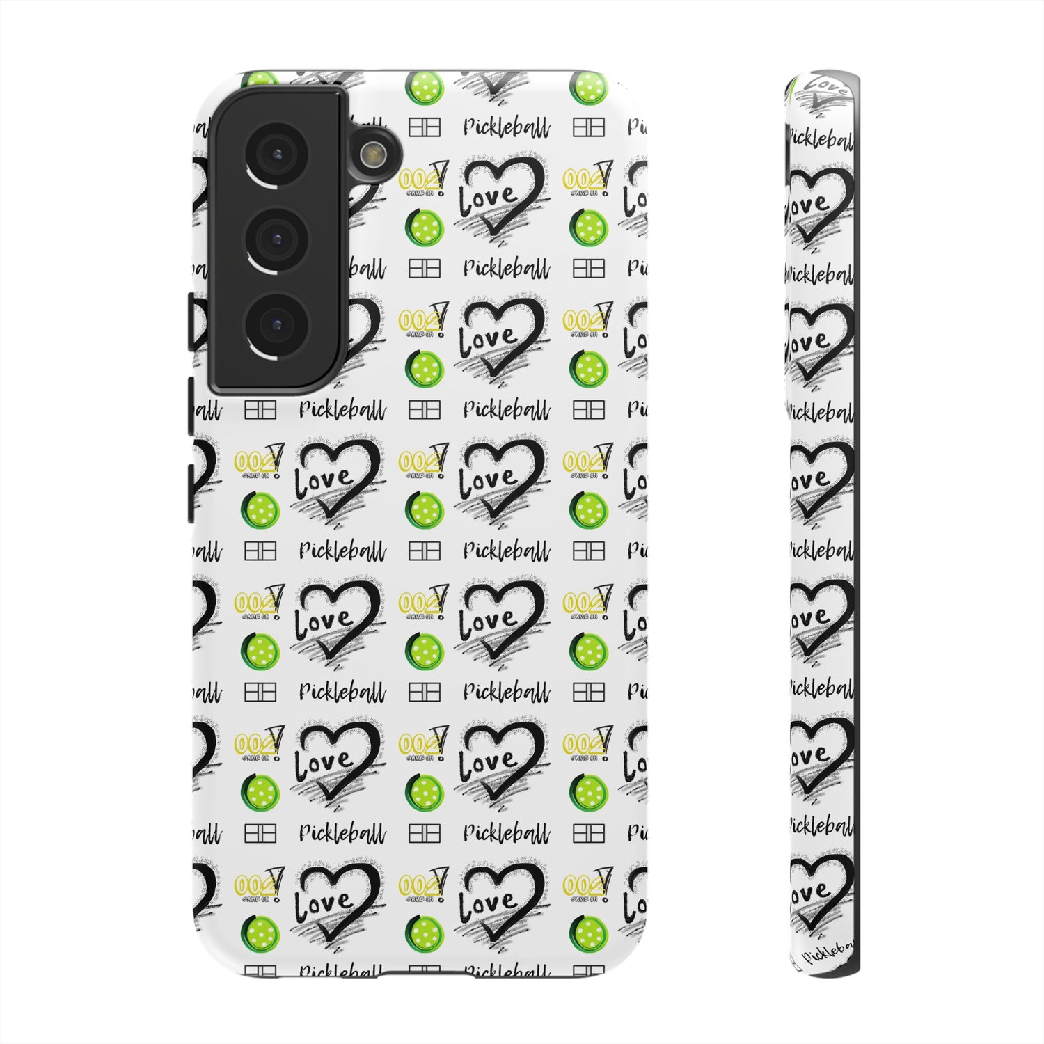 Pickleball Love Tough Android Samsung Phone Case - Fun & Durable Sport Accessory