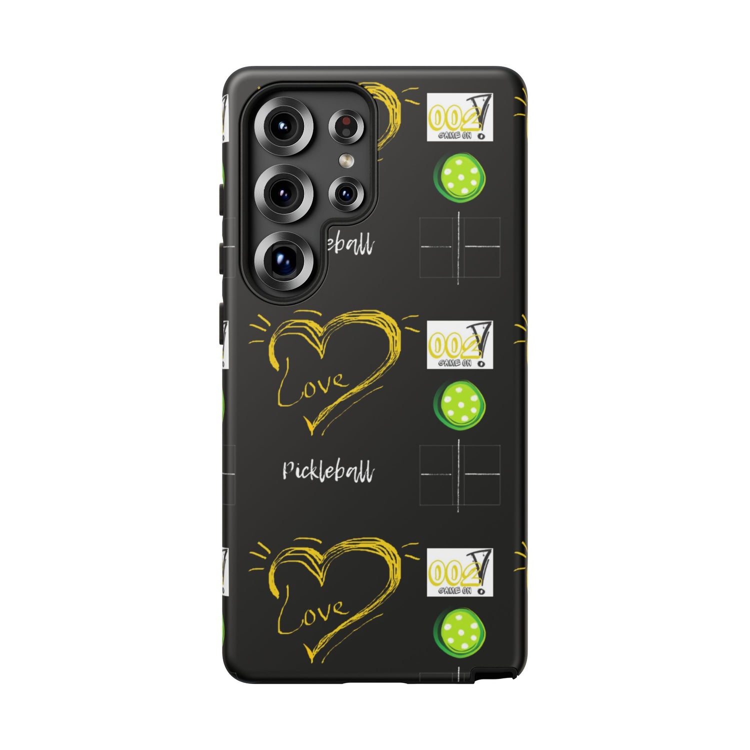 Pickleball Love Tough Android Samsung Phone Case - Fun & Durable Sport Accessory