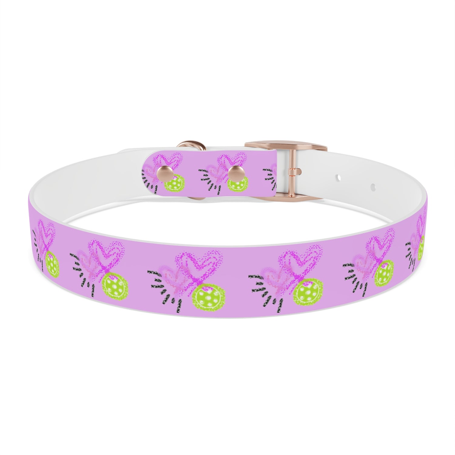 Dog Collar - Pickleball Love Unique Stand Out Design - Perfect for Pet Owners