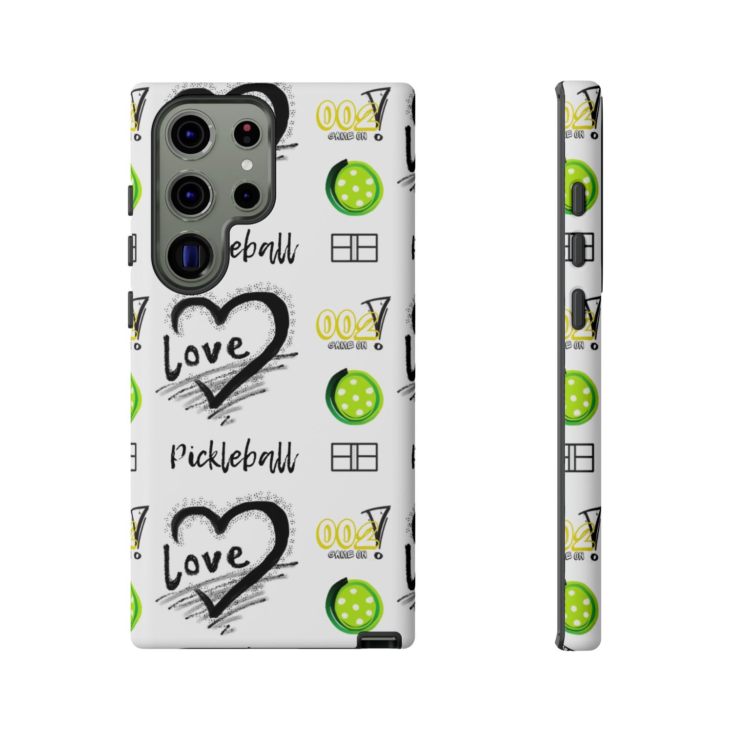Pickleball Love Tough Android Samsung Phone Case - Fun & Durable Sport Accessory