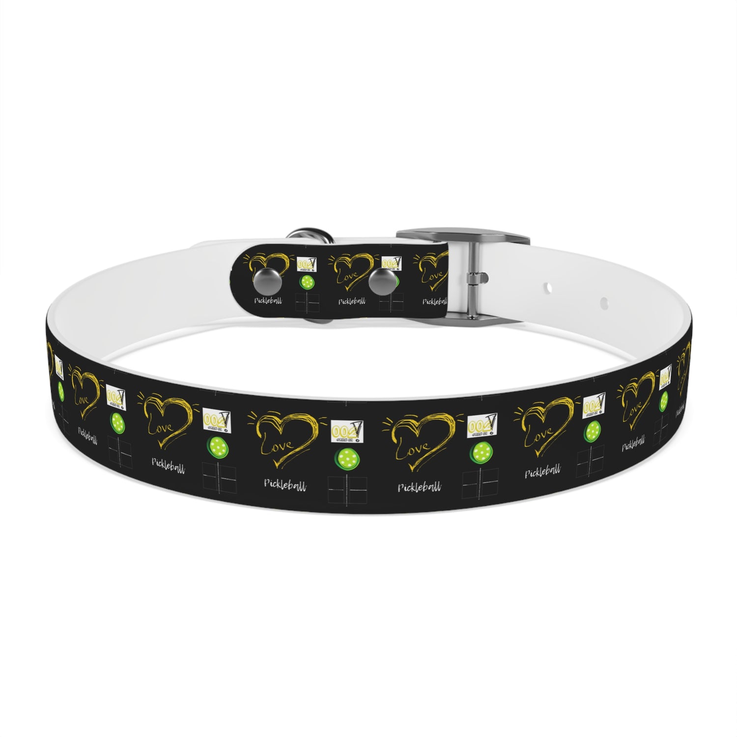Dog Collar - Pickleball Love Unique Stand Out Design - Perfect for Pet Owners