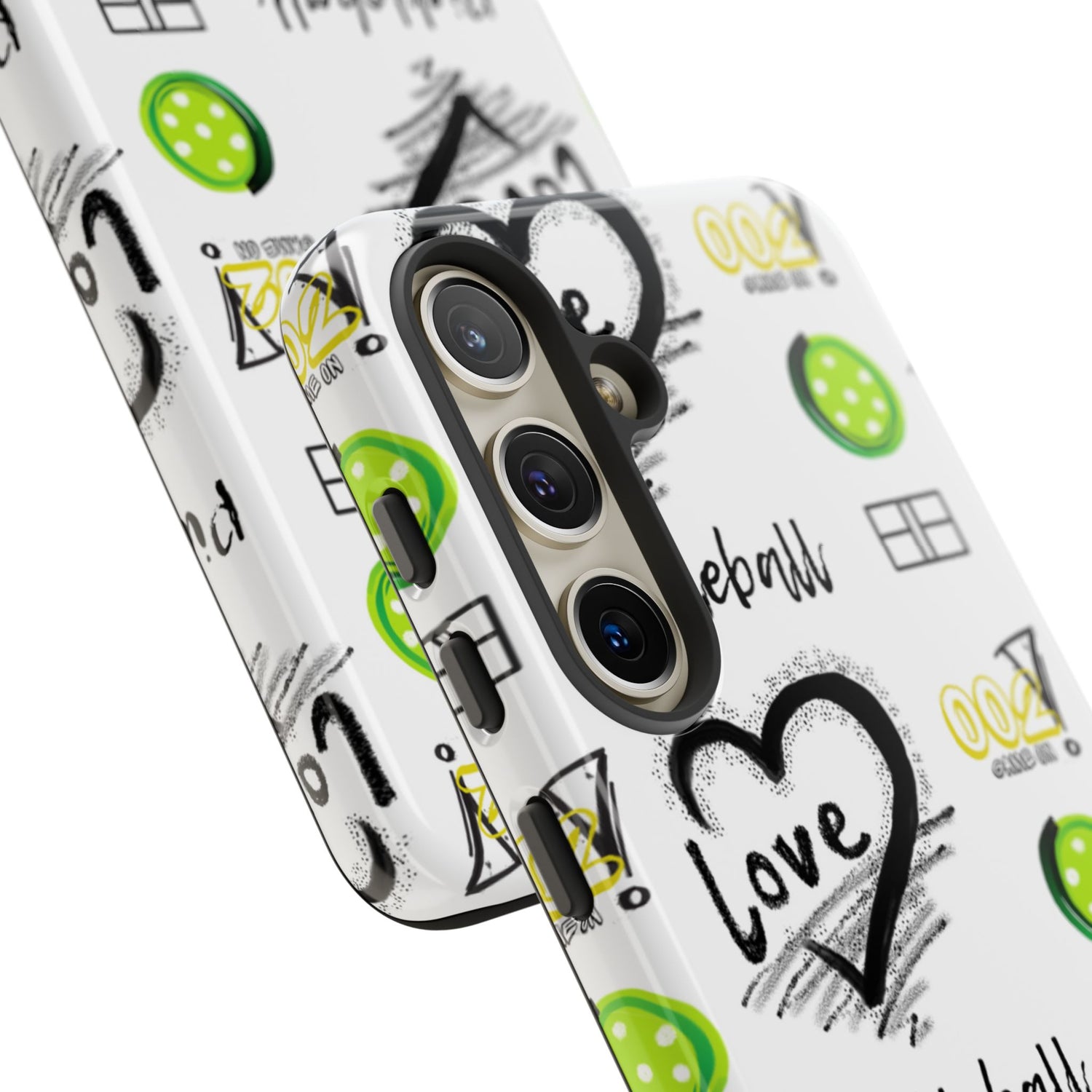 Pickleball Love Tough Android Samsung Phone Case - Fun & Durable Sport Accessory