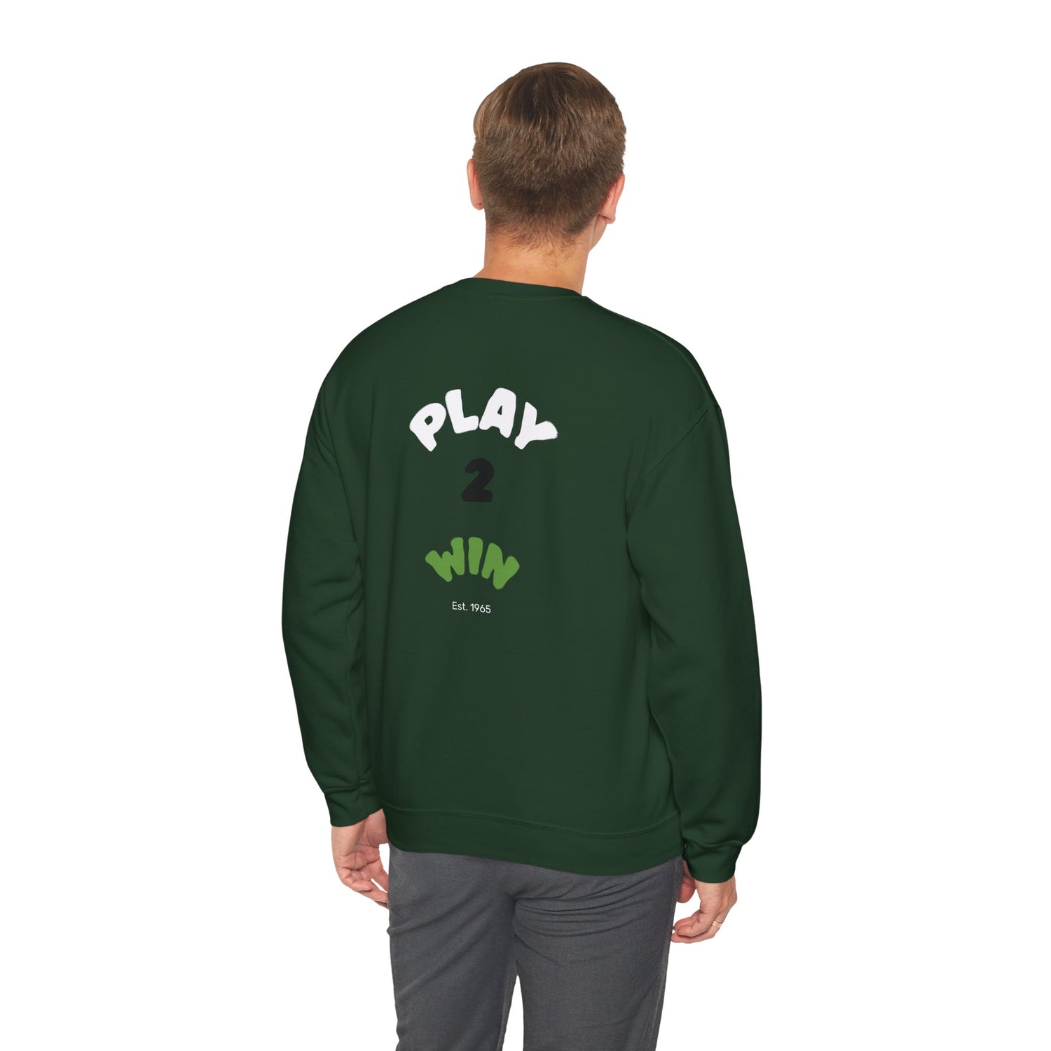 Unisex Pickleball Sweatshirt - Play 2 Win Design