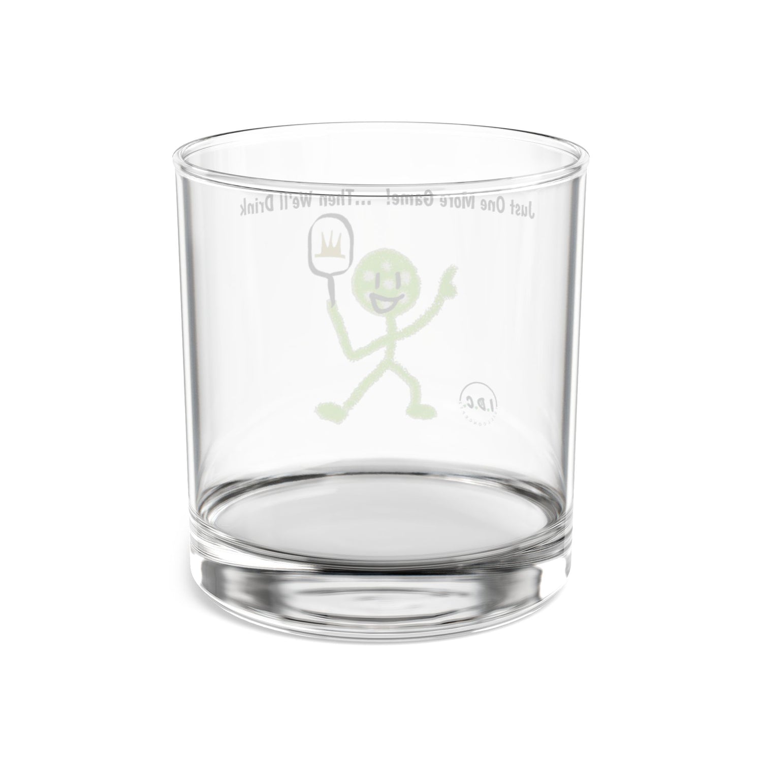 Pickleball Rocks Glass