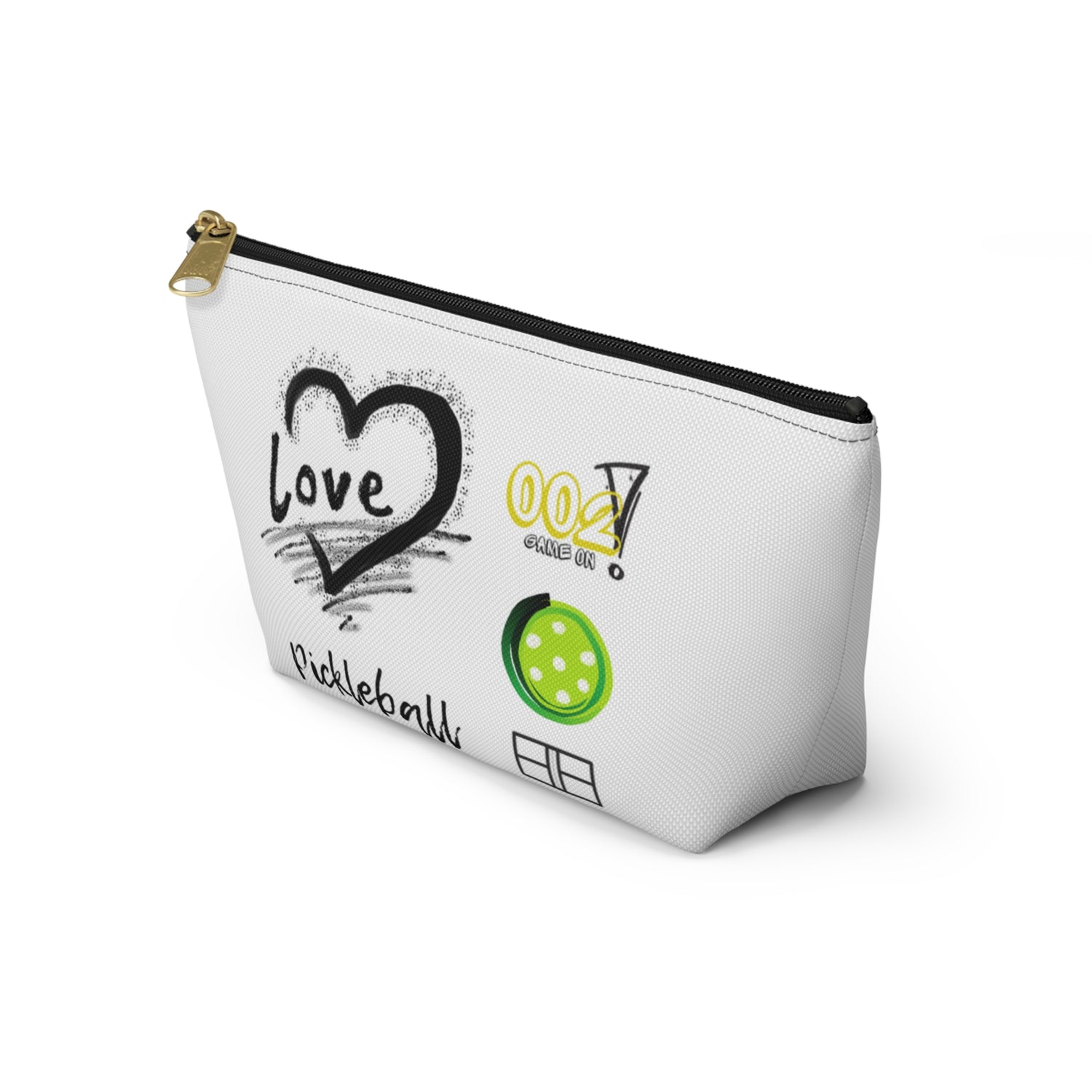 Pickleball Love Accessory Pouch - Perfect Gift for Pickleball Enthusiasts - Game On!