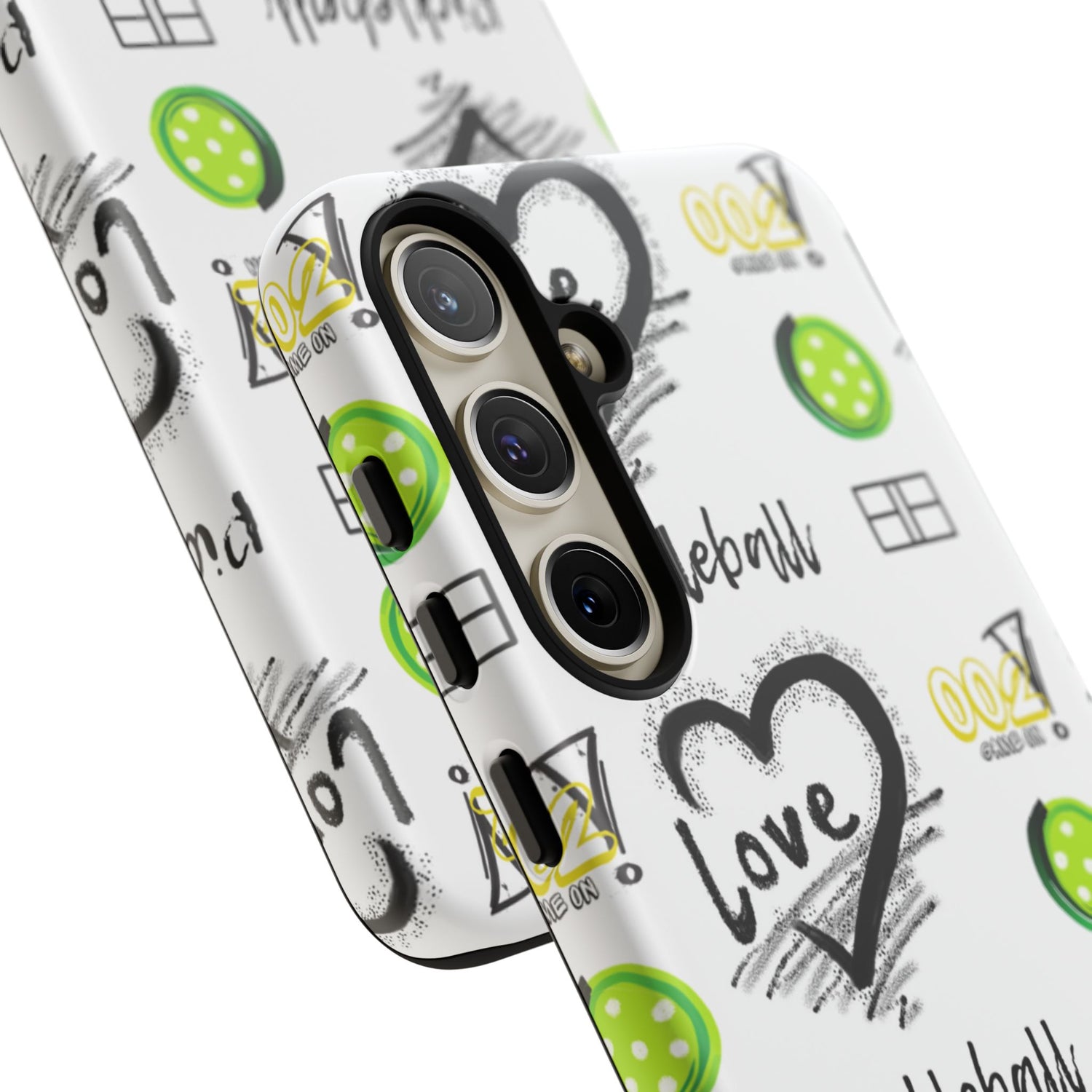 Pickleball Love Tough Android Samsung Phone Case - Fun & Durable Sport Accessory