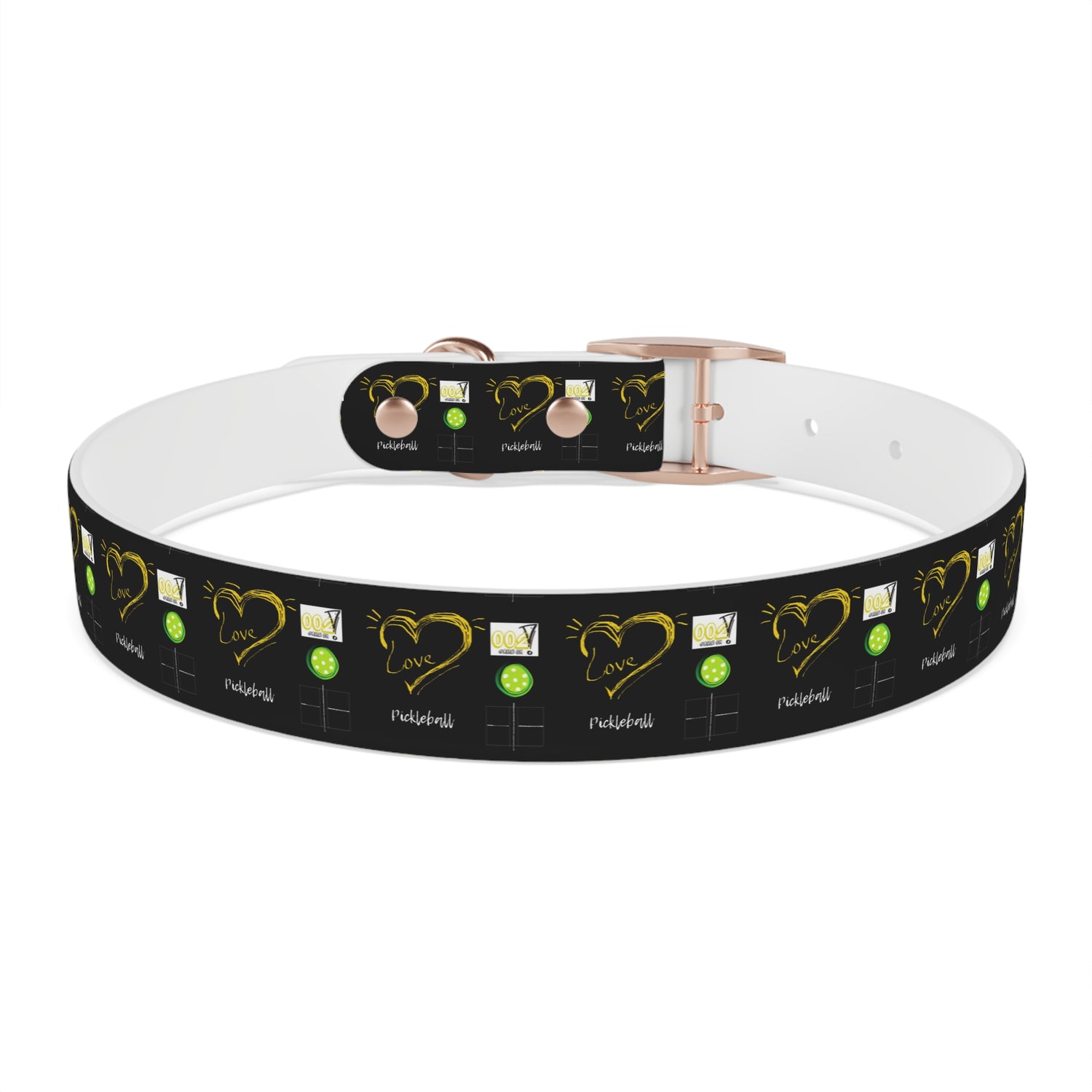 Dog Collar - Pickleball Love Unique Stand Out Design - Perfect for Pet Owners