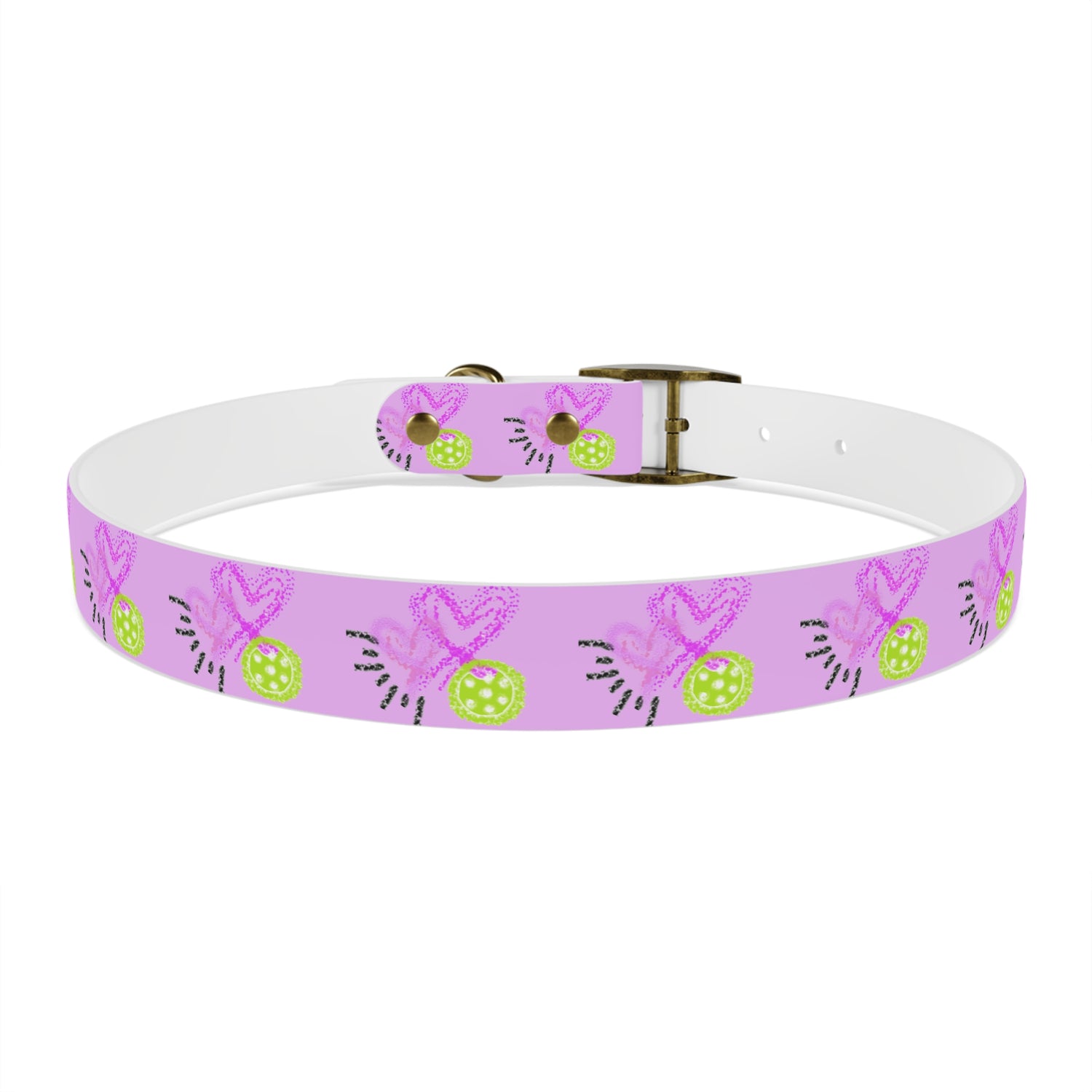 Dog Collar - Pickleball Love Unique Stand Out Design - Perfect for Pet Owners