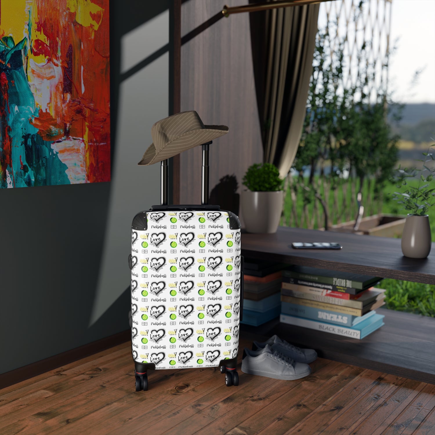 Suitcase - Pickleball Love Design for Travel Enthusiasts