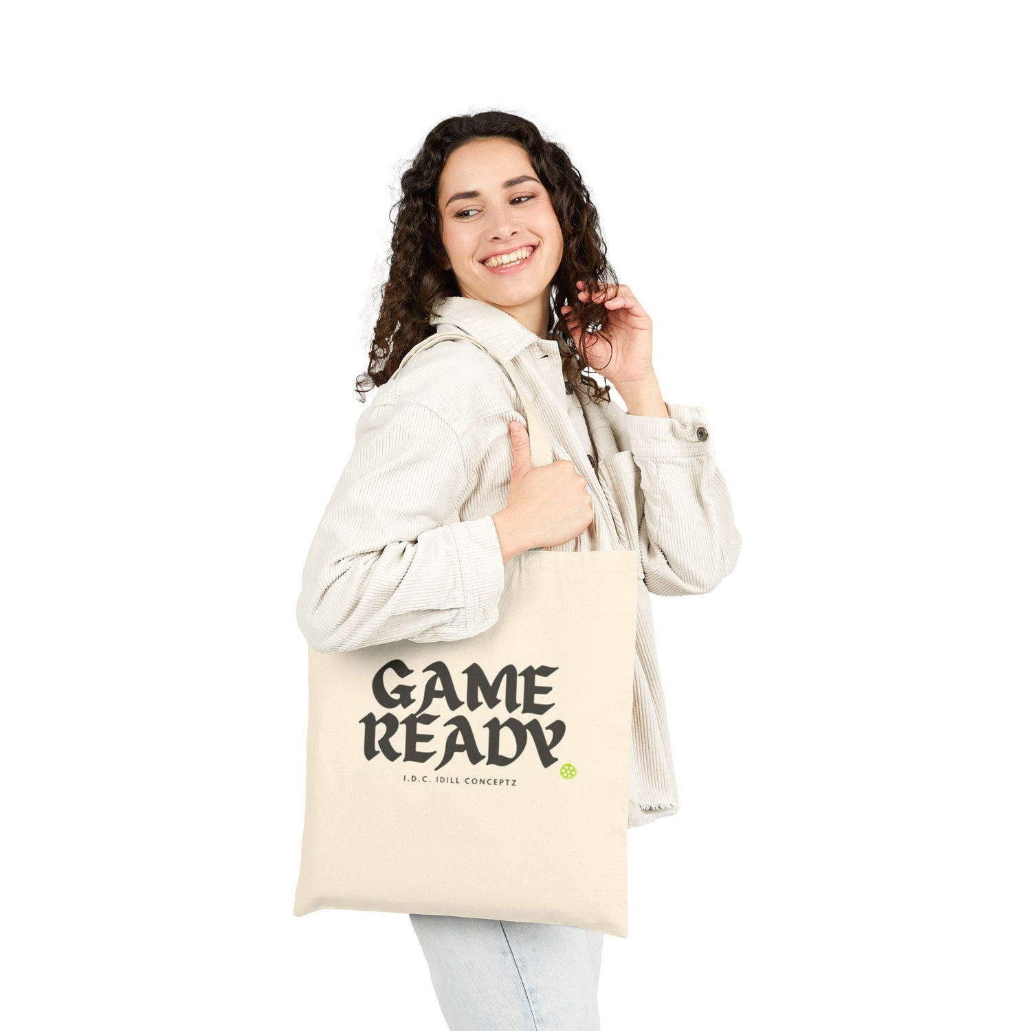 Pickleball Tote Bag - 'Game Ready' Design