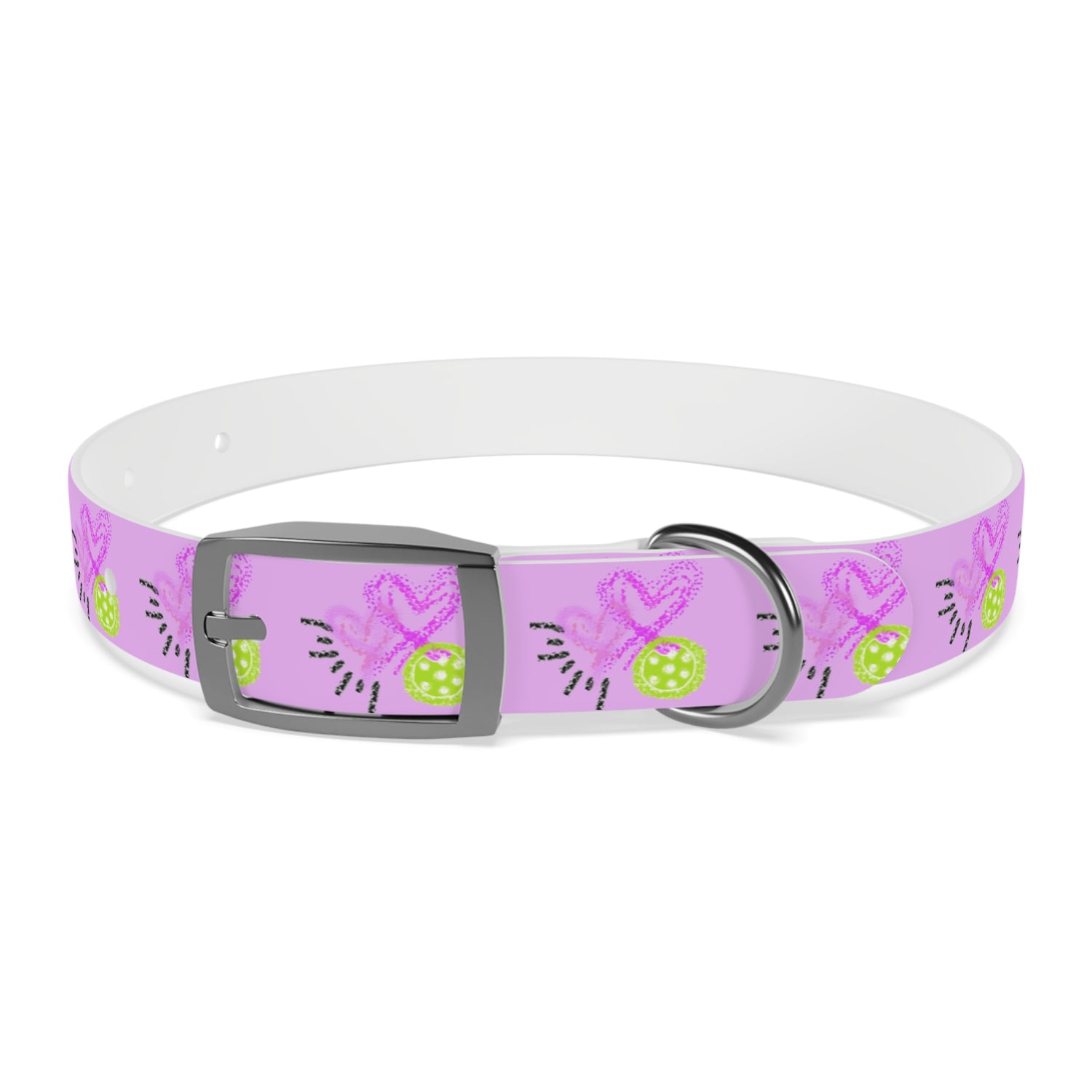 Dog Collar - Pickleball Love Unique Stand Out Design - Perfect for Pet Owners