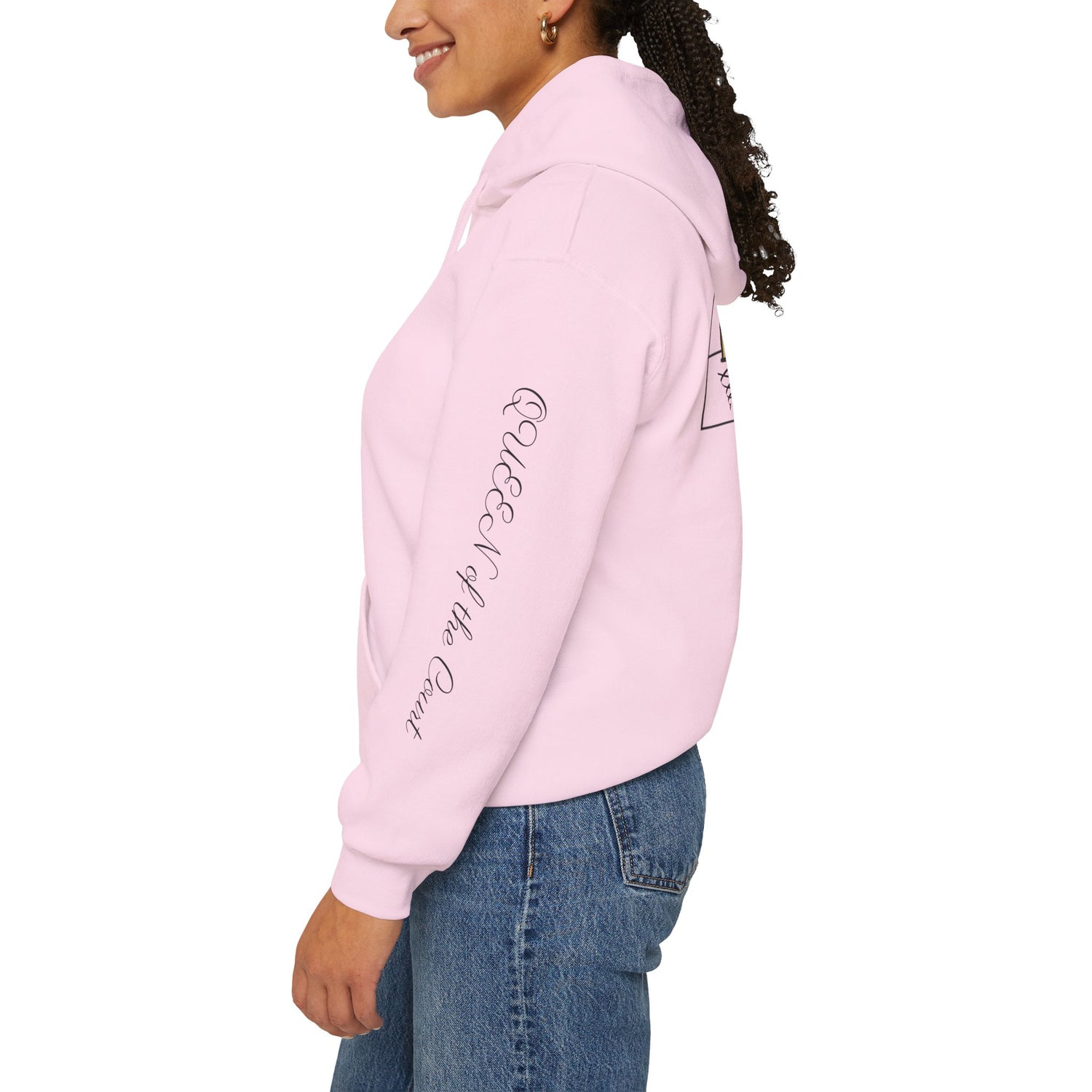 Pickleball Hoodie - Queen of the Court Design #2 - Women's Sweatshirt