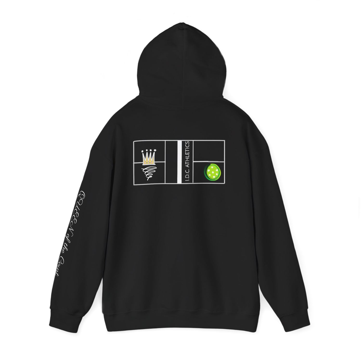 Pickleball Hoodie - Queen of the Court Design #2 - Women's Sweatshirt