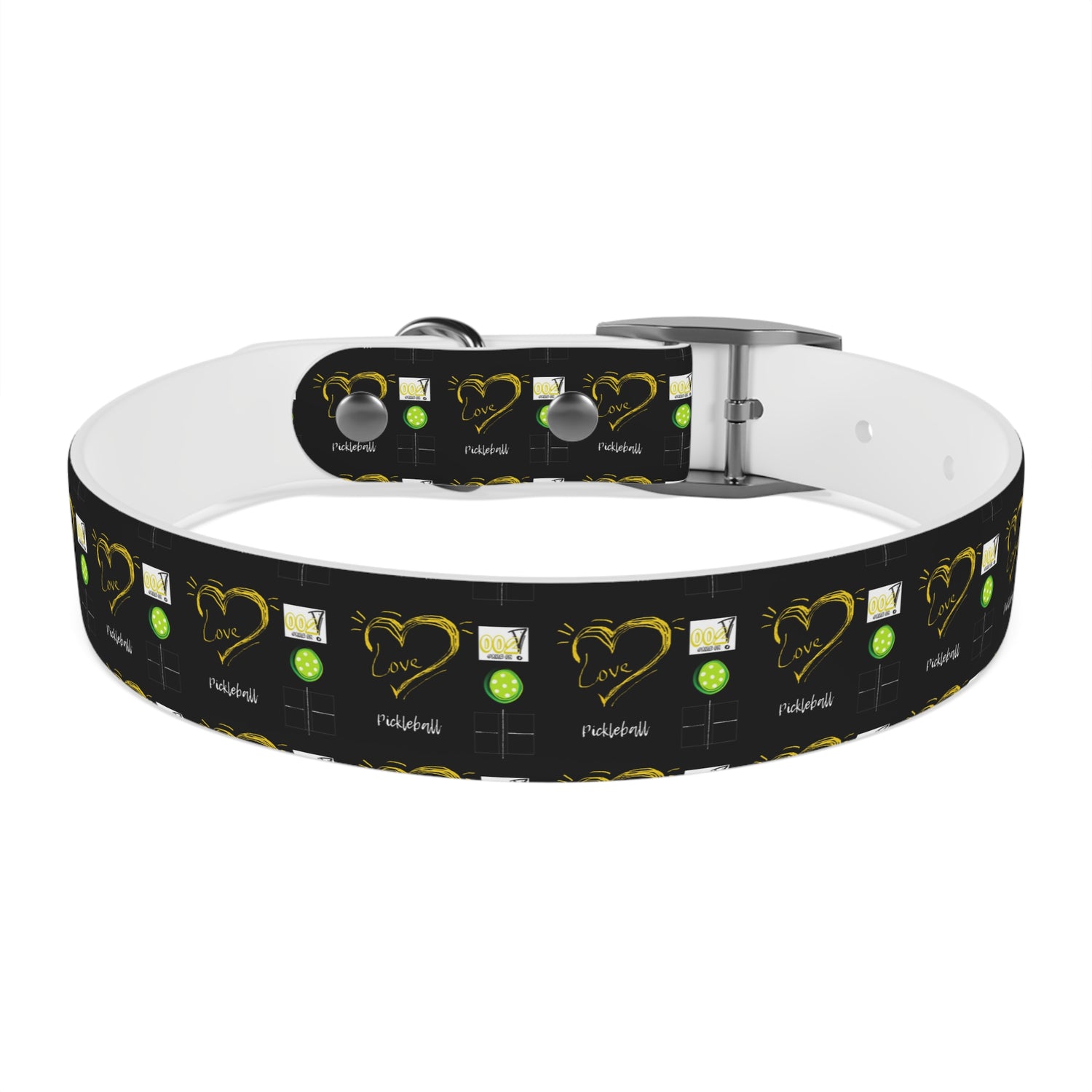 Dog Collar - Pickleball Love Unique Stand Out Design - Perfect for Pet Owners