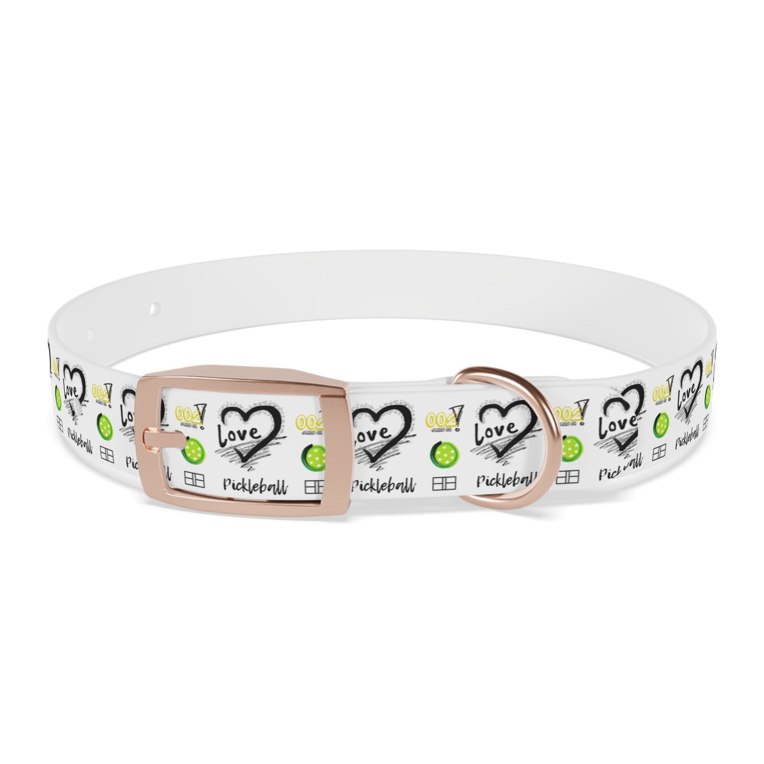 Dog Collar - Pickleball Love Unique Stand Out Design - Perfect for Pet Owners