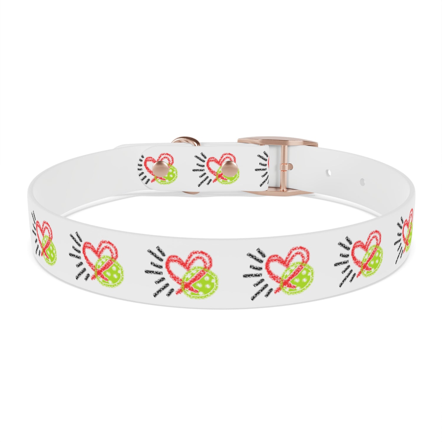 Dog Collar - Pickleball Love Unique Stand Out Design - Perfect for Pet Owners