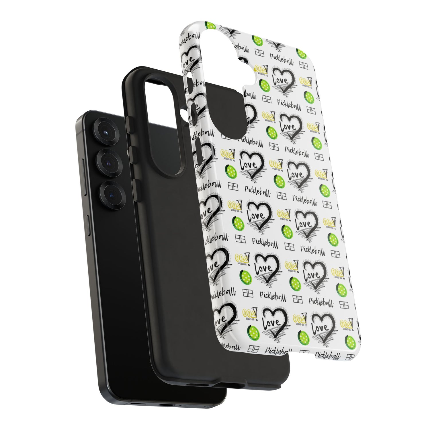 Pickleball Love Tough Android Samsung Phone Case - Fun & Durable Sport Accessory