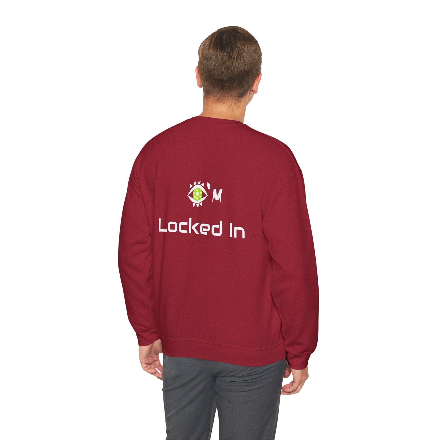 Men's Sweatshirt Apparel - 'I'm Locked In' - Men's Pickleball Crewneck
