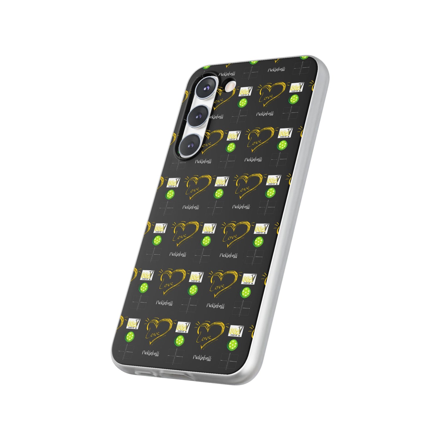 Pickleball Love Flexi Android Samsung Phone Case - Pickleball Phone Case