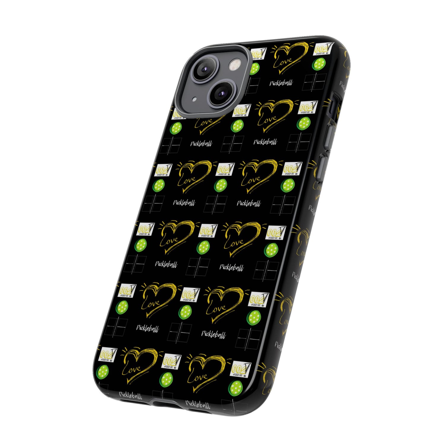 Pickleball Love Tough iPhone Case - Fun & Durable Sport Accessory